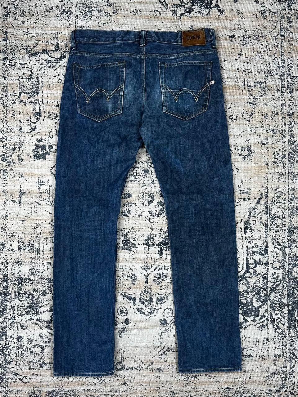 Edwin VINTAGE EDWIN Raw Denim Blue Made In Japan Jeans Size US 32 / EU 48 - 12 Thumbnail