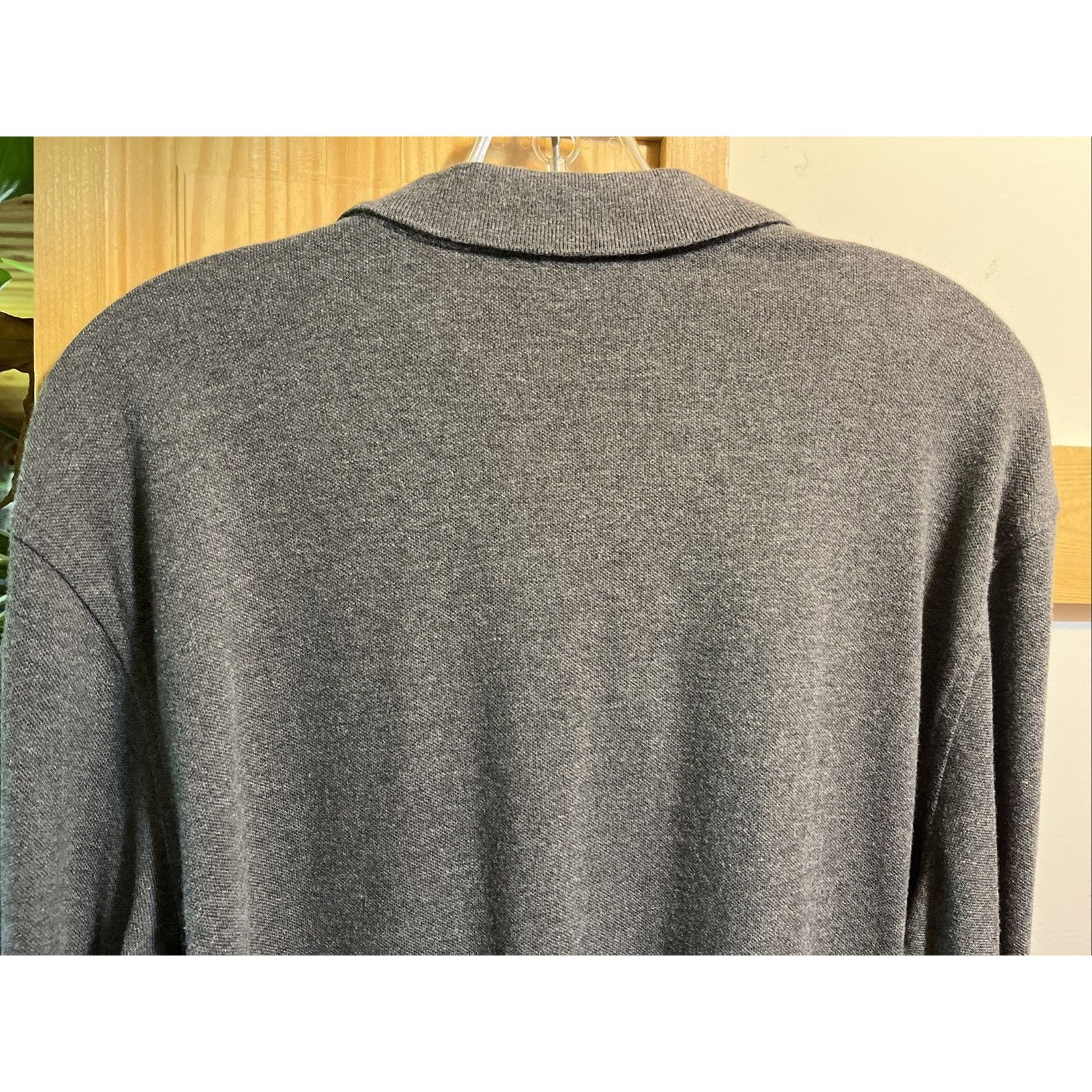 Lands' End Land’s End Men's Large (42-44) Gray Polo Bear Patch Cotton Size US L / EU 52-54 / 3 - 8 Thumbnail
