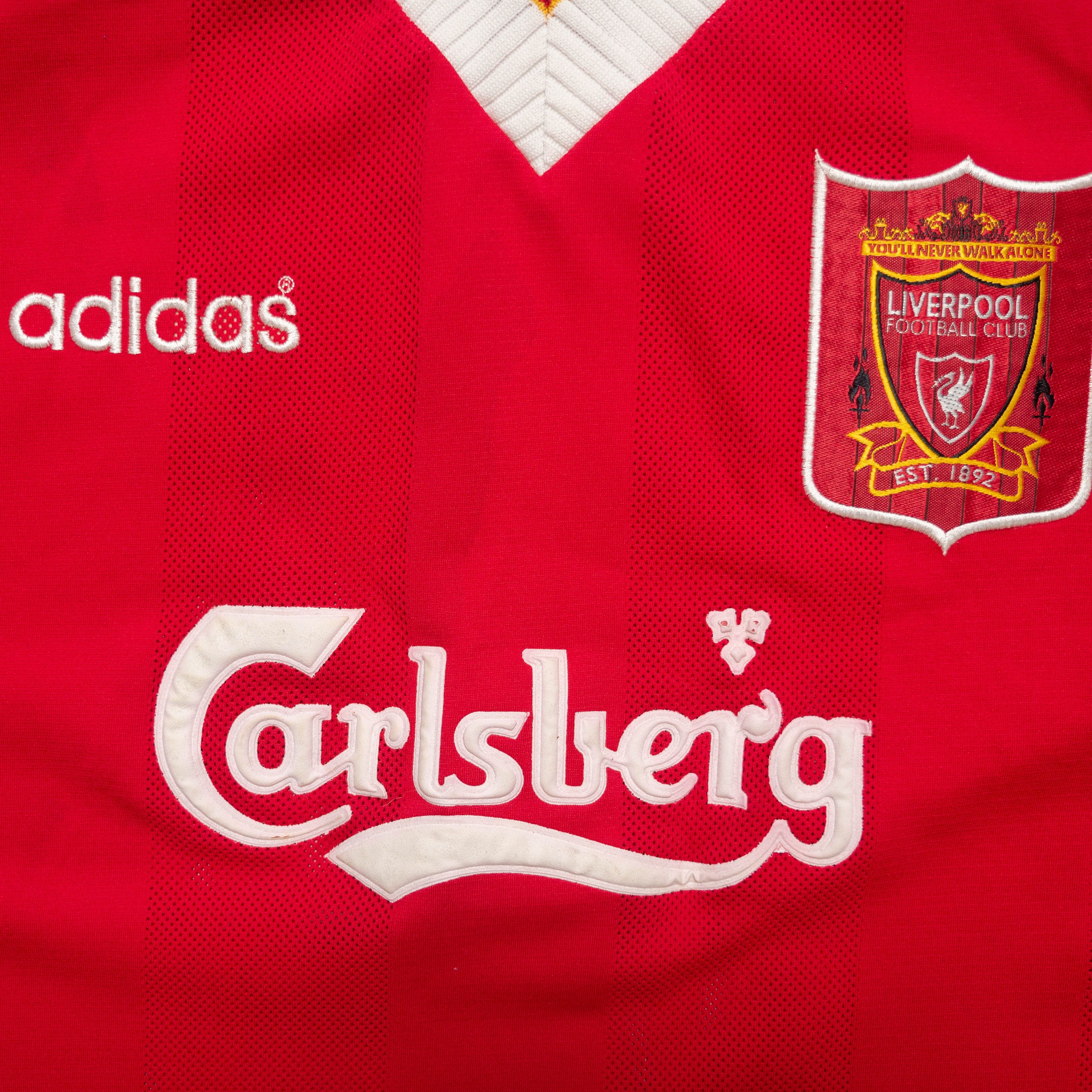 Adidas Vintage Adidas x Liverpool 95-96 Soccer Jersey Football XXL Size US XXL / EU 58 / 5 - 7 Thumbnail