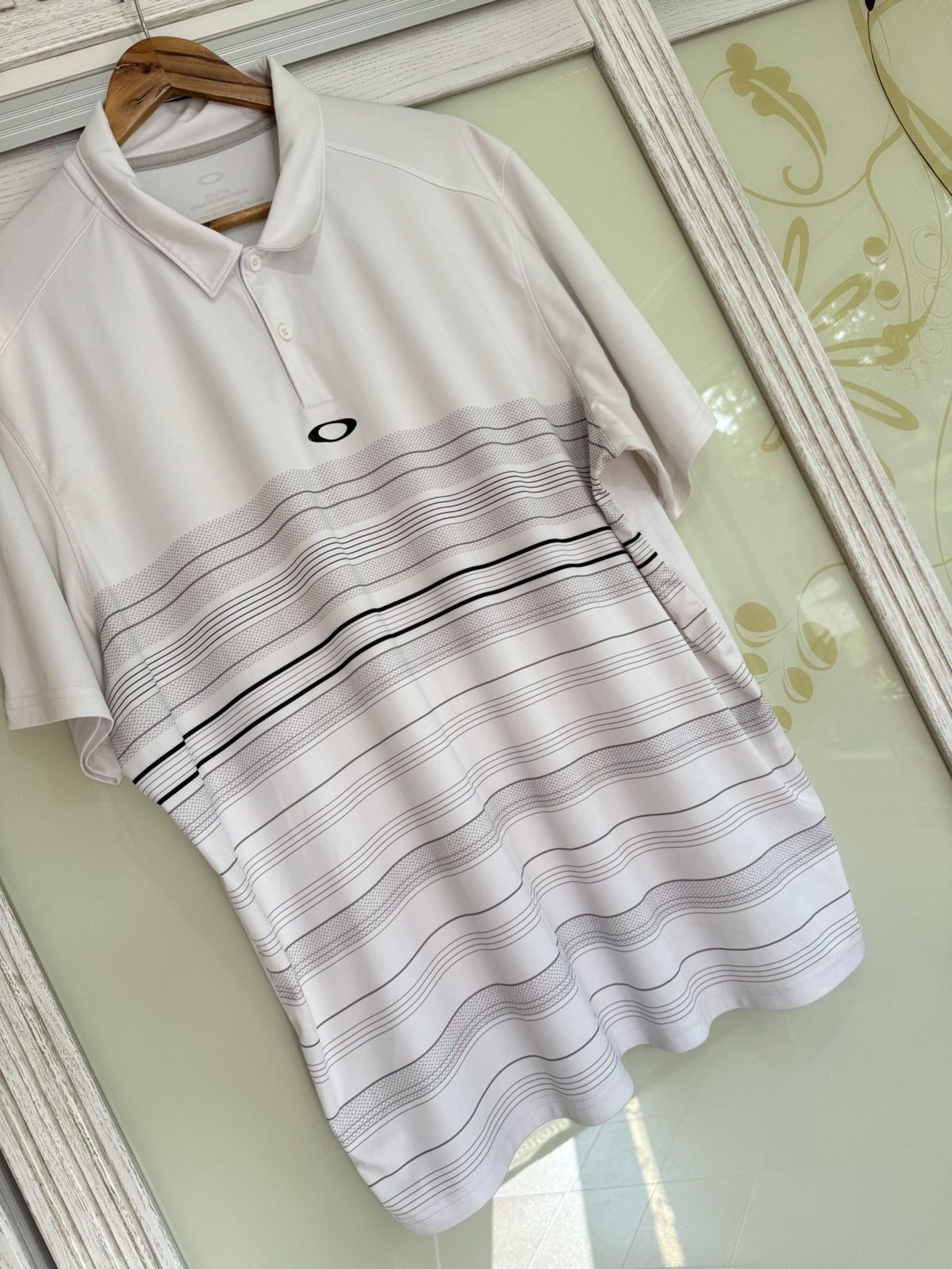 Oakley Oakley High Crest White Polo T-shirt Tee Size US XXL / EU 58 / 5 - 5 Thumbnail