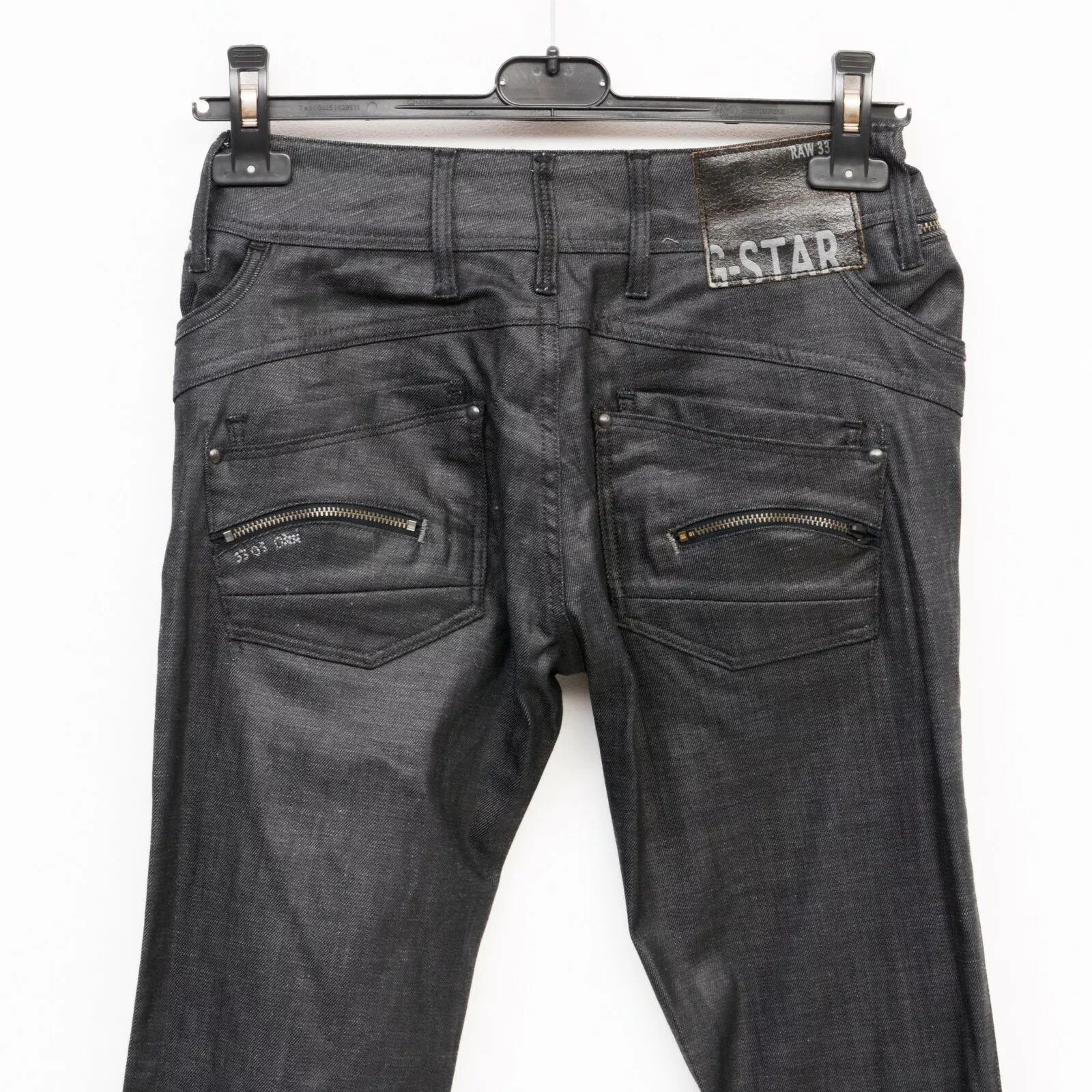 G-Star Raw Berlin Straight Women Jeans W26 L32 Trousers Zip Stretch Size 26" / US 2 / IT 38 - 8 Thumbnail