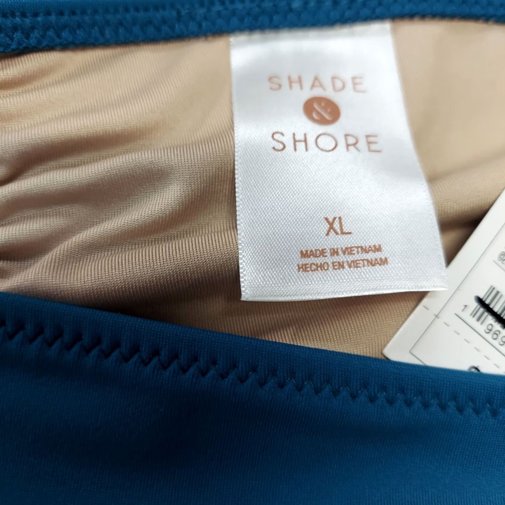 Vintage Shade & Shore Bikini Bottoms Women’s XL Blue Swimwear Bottoms Size 40" / US 18 - 2 Thumbnail