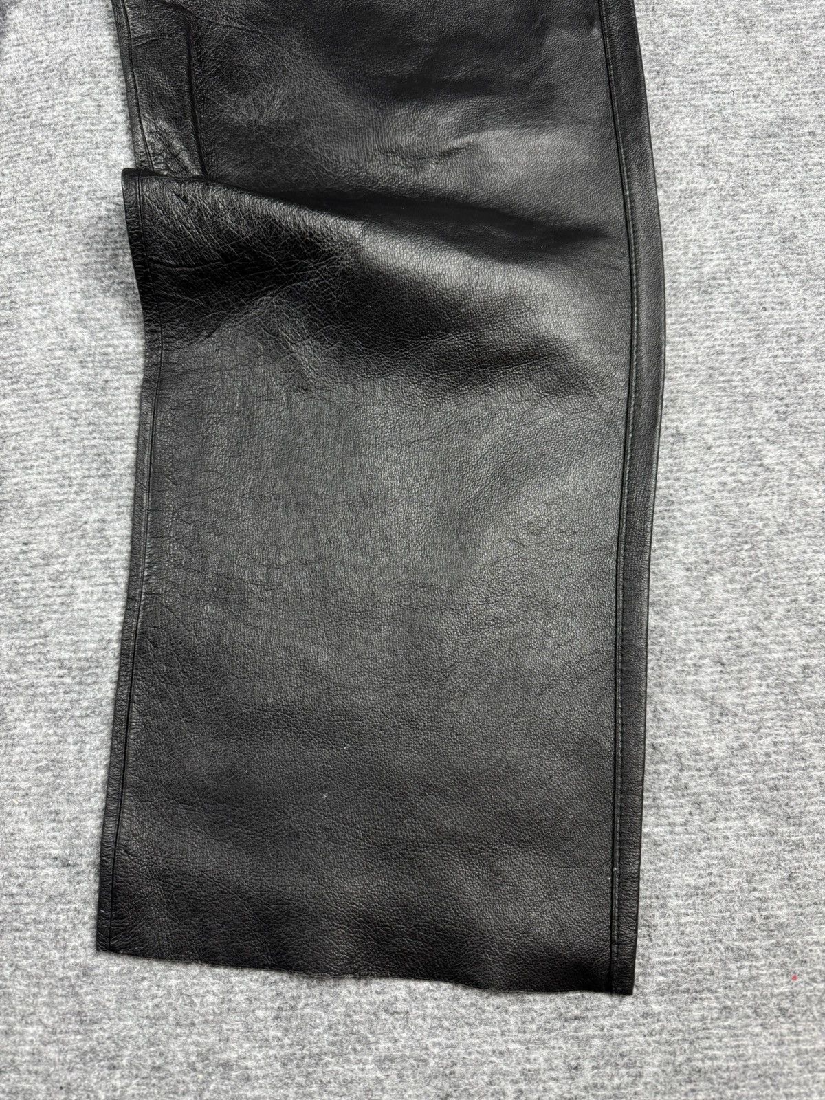 Alternative avant garde leather pants