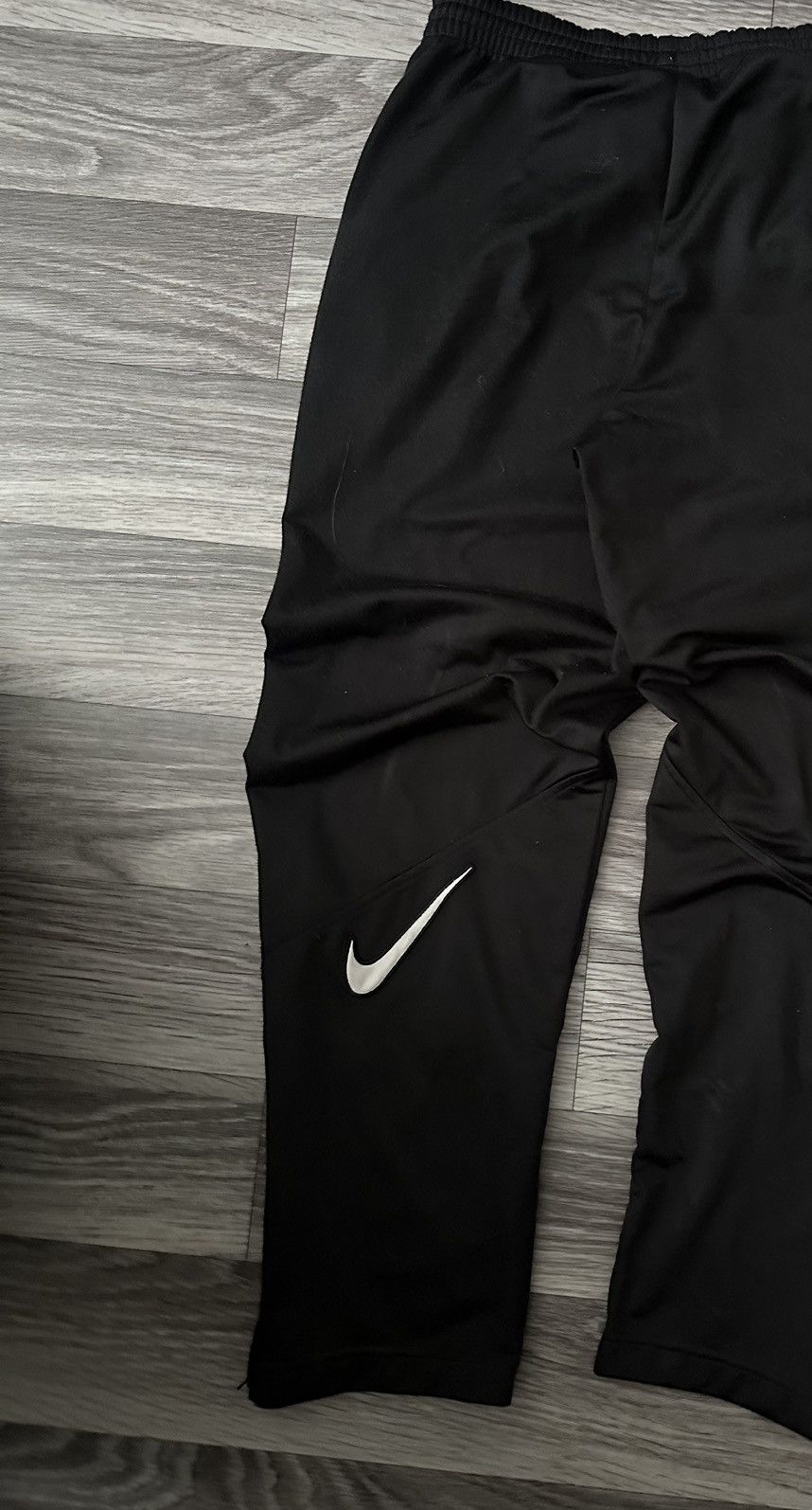 Nike Nike Vintage Black Baggy y2k Jogger Sweetpants Big Swoosh Size US 32 / EU 48 - 3 Thumbnail