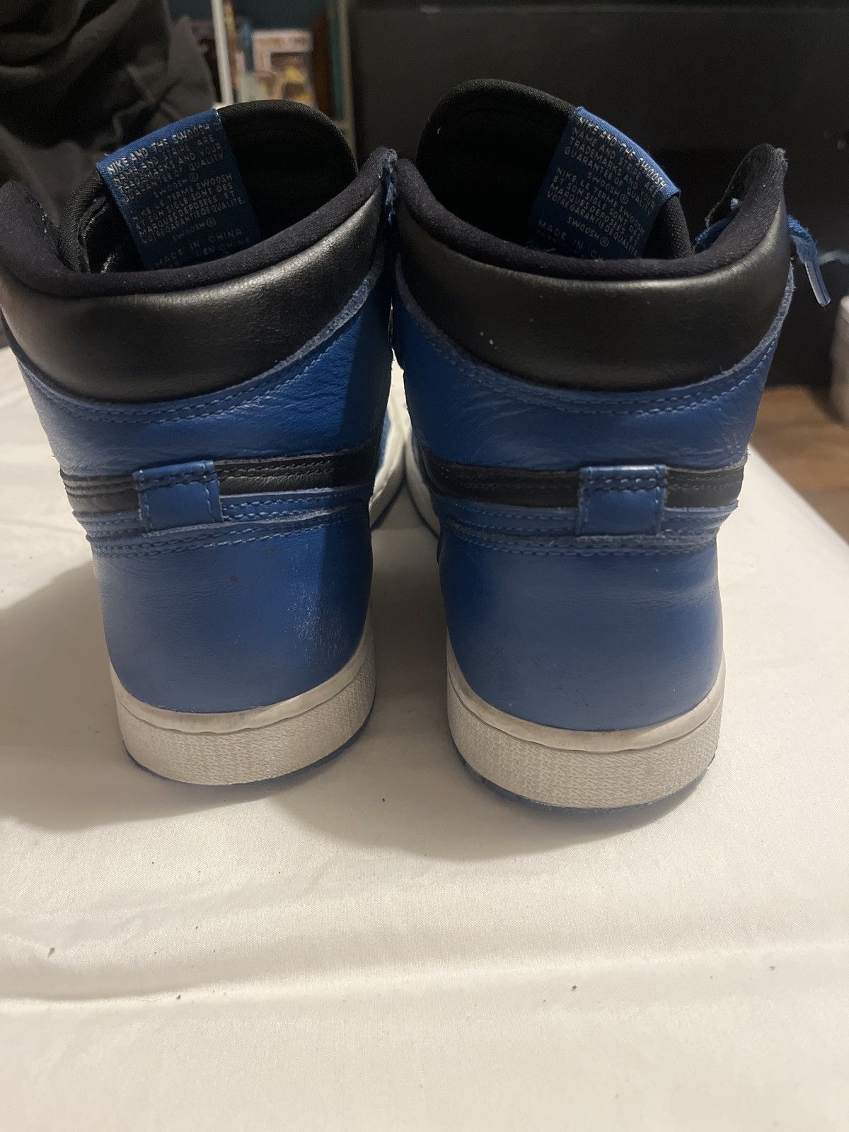 Jordan Brand × Nike Air Jordan 1 Retro High Dark Marina Blue Size US 6.5 / EU 39-40 - 4 Thumbnail