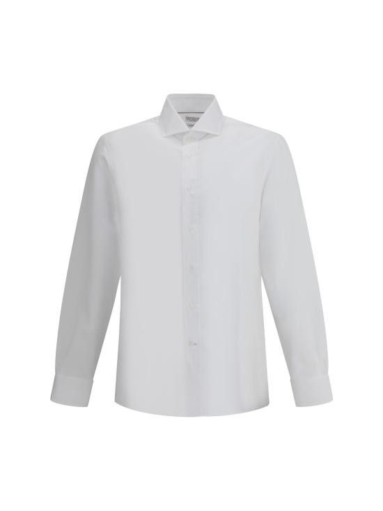 Brunello Cucinelli BRUNELLO CUCINELLI Men Long Tops MR6250627 C001 WHITE Size US XXL / EU 58 / 5 - 1 Thumbnail