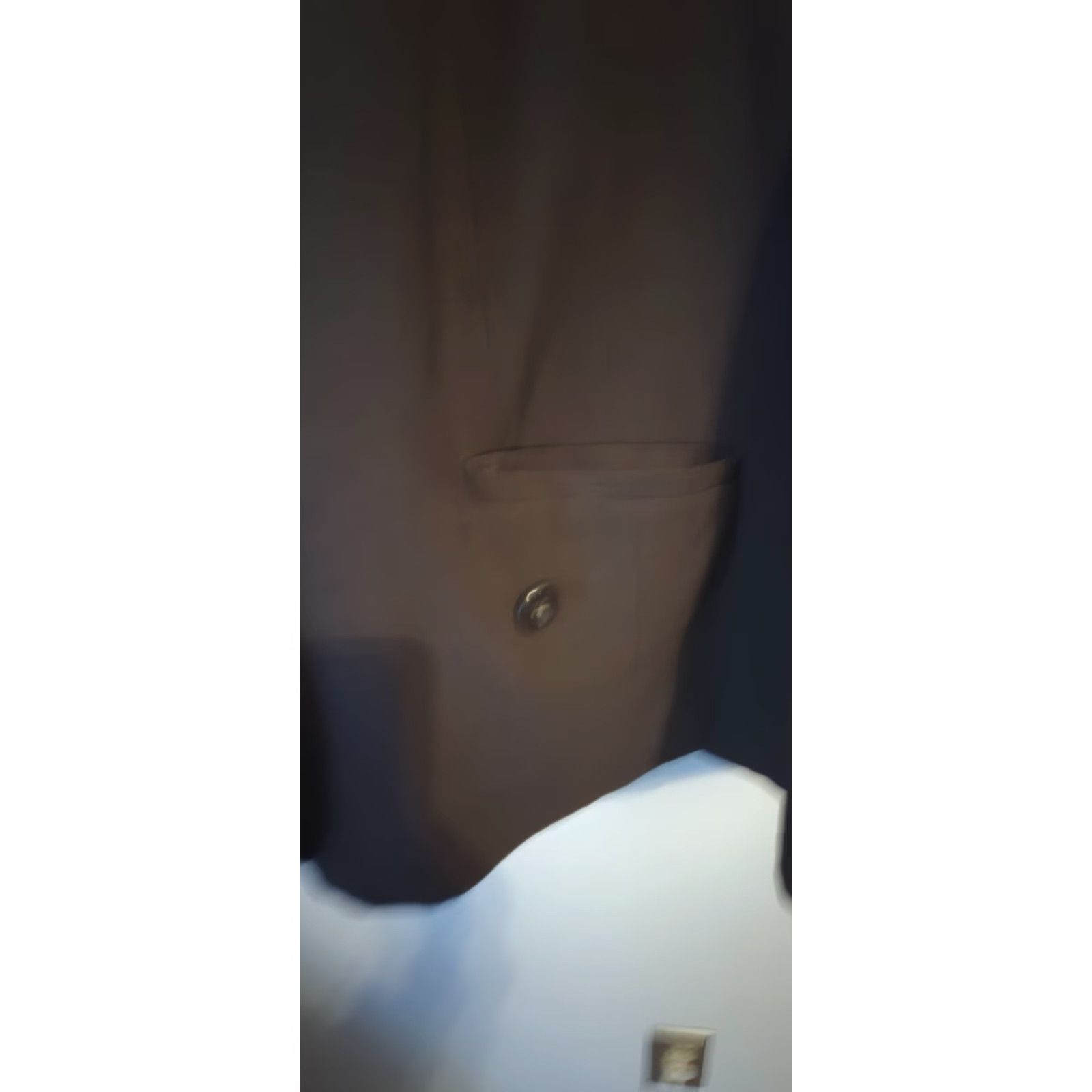 Vintage Maggie Barnes Dark Brown Blazer Jacket 4X Women Blazer Jacket Brown 4X Plus Size Long Sleeve Polyester Lining Basic Jacket Mens Women Girls Size XXL / US 16-18 / IT 52-54 - 3 Thumbnail