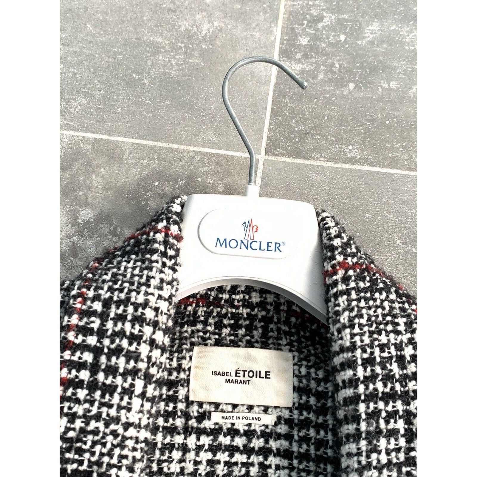 Designer × Isabel Marant Etoile ISABEL MARANT ETOILE Wool Tweed Trench Coat EU 38 UK 10 S-M Size M / US 6-8 / IT 42-44 - 10 Thumbnail