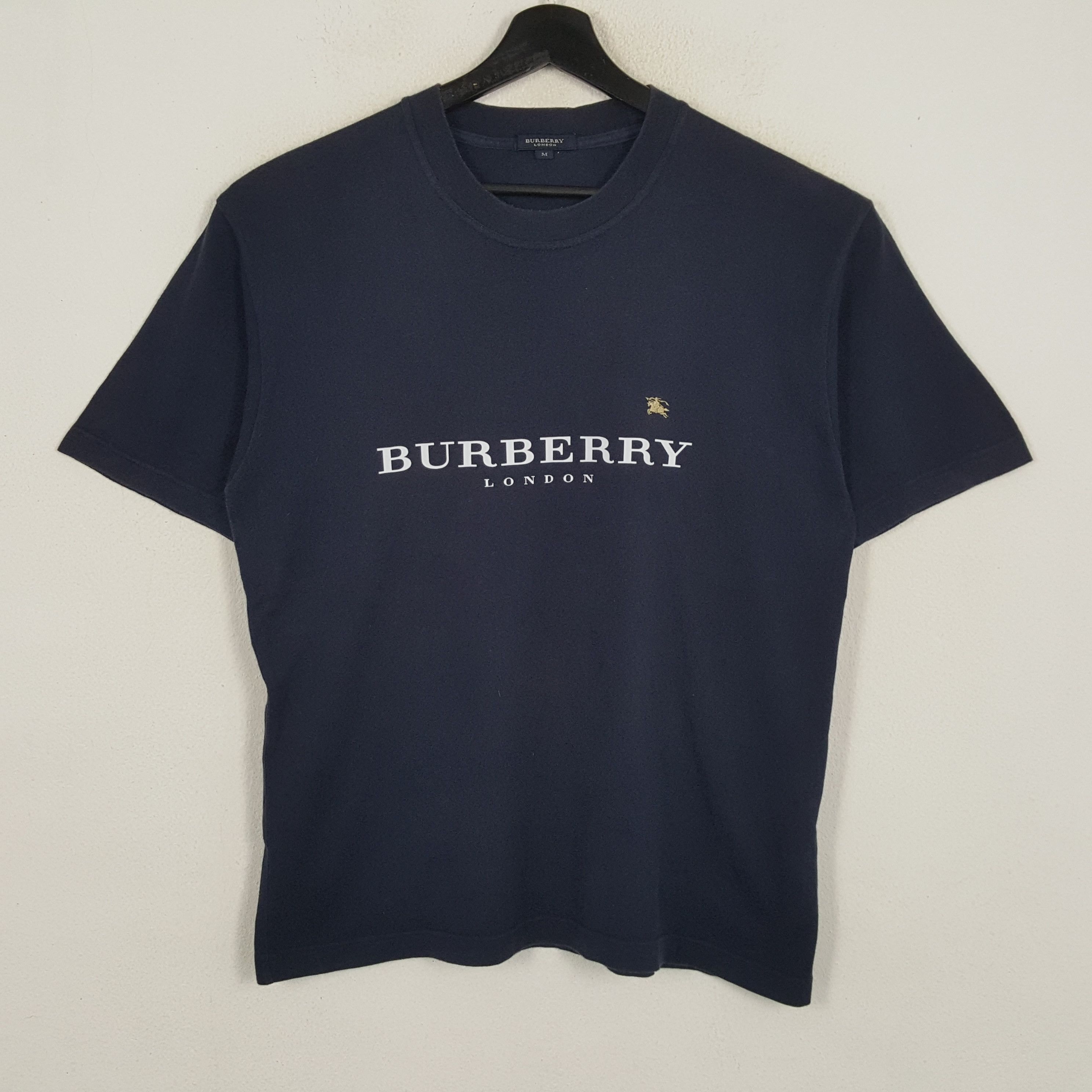 Burberry × Vintage BURBERRY LONDON Luxury Brand Daily Style Custom Tshirt Size US L / EU 52-54 / 3 - 1 Thumbnail