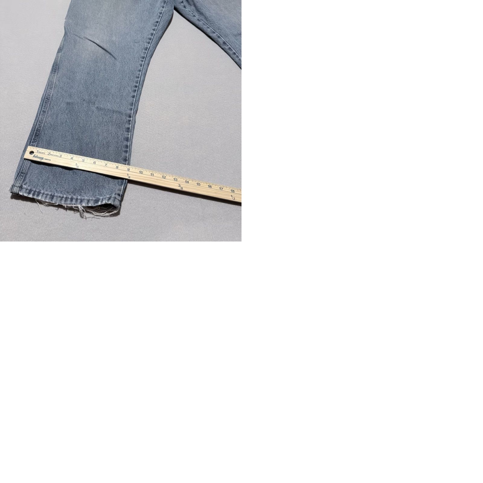 Wrangler Wrangler Carpenter Jeans Men's Blue Denim Mid Rise Straight Zip Fly - 36x30 Size US 36 / EU 52 - 9 Thumbnail