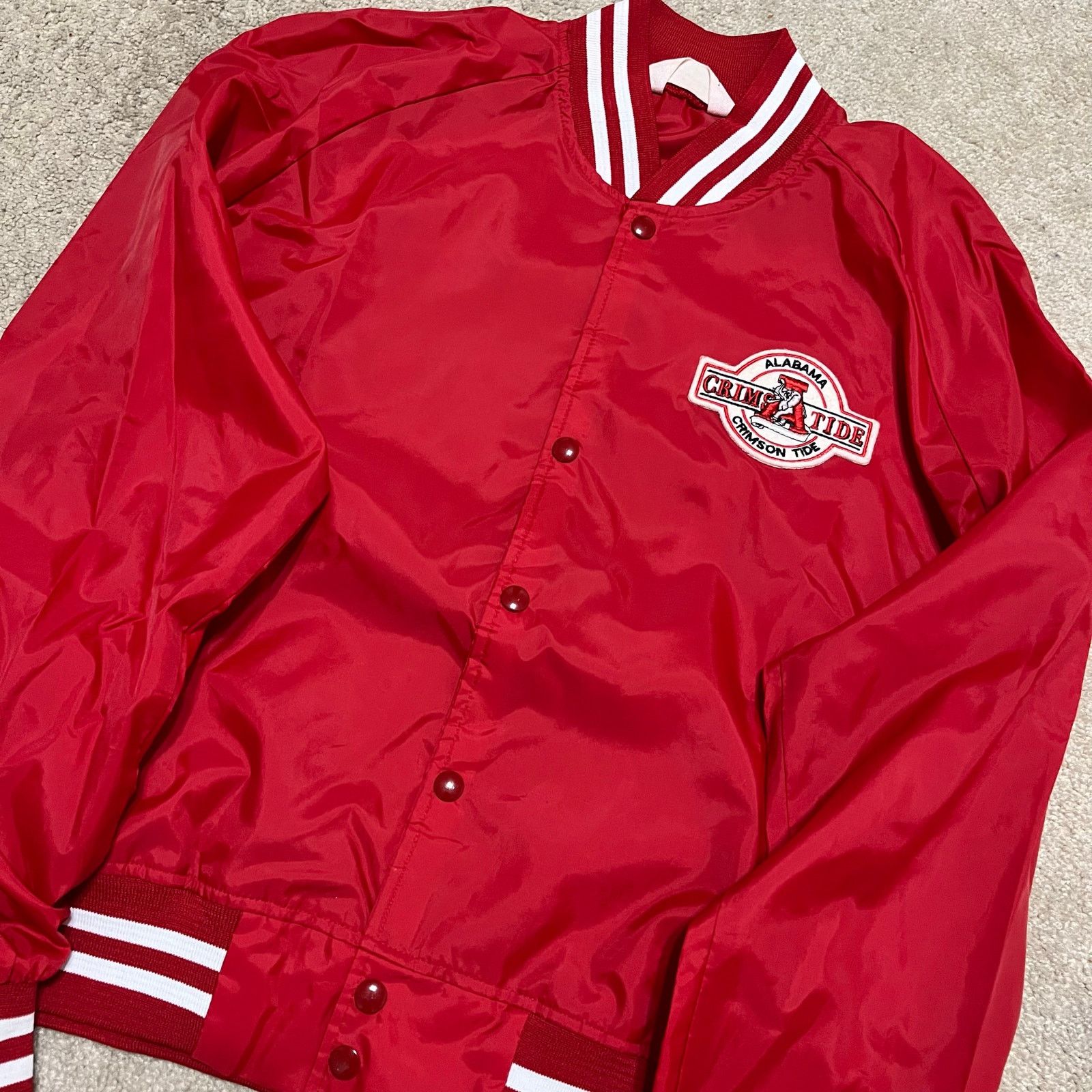 Other Vintage Chalkline Alabama Crimson Tide Nylon Varsity Jacket Size US XL / EU 56 / 4 - 1 Thumbnail
