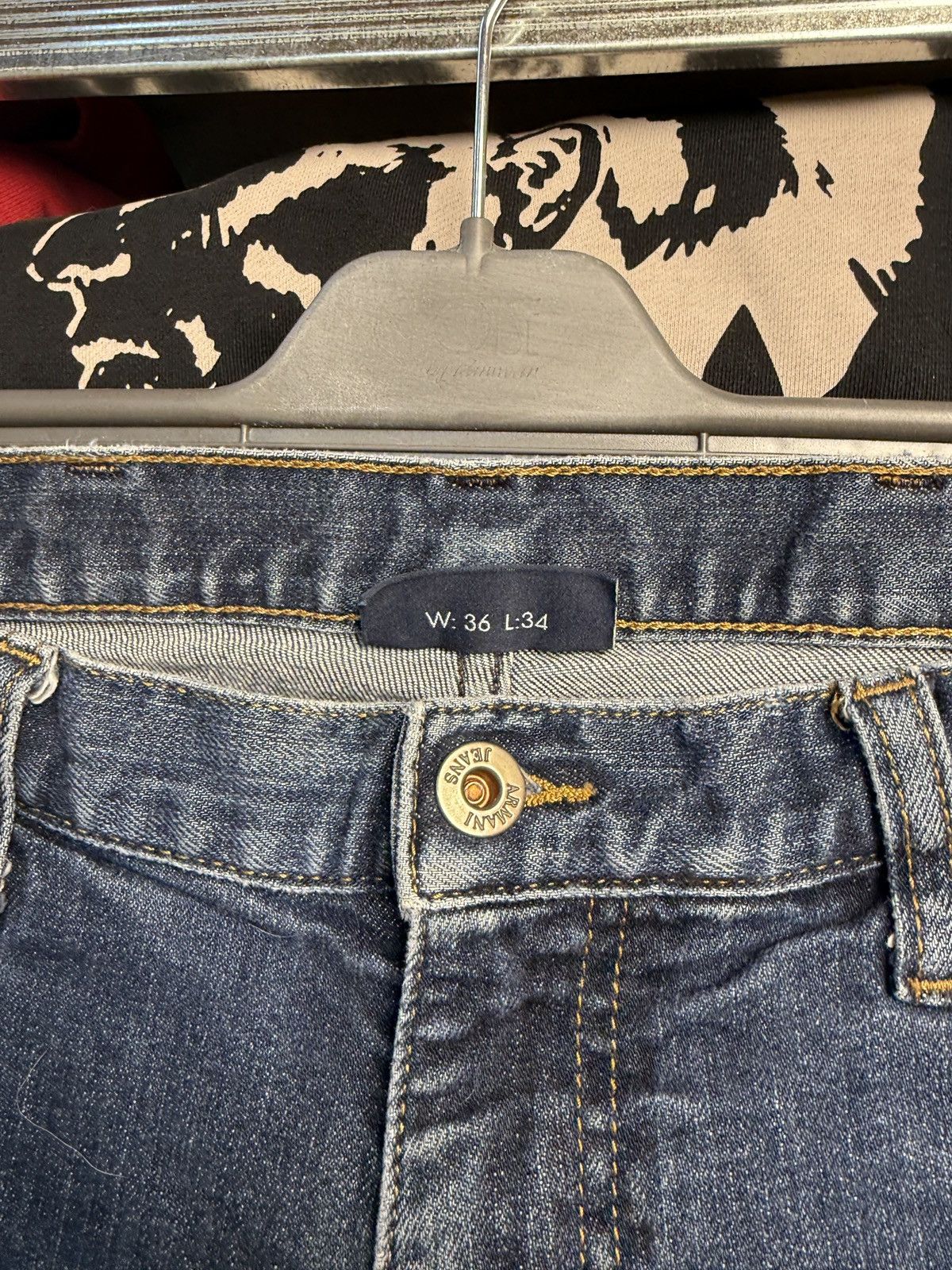 Armani Vintage Armani jeans distressed jeans pant Size US 34 / EU 50 - 5 Thumbnail