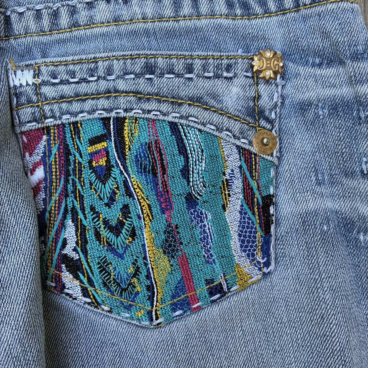 Coogi VTG Y2K COOGI Jeans Embroidered Pocket Denim Straight Leg Size 30" / US 8 / IT 44 - 4 Thumbnail