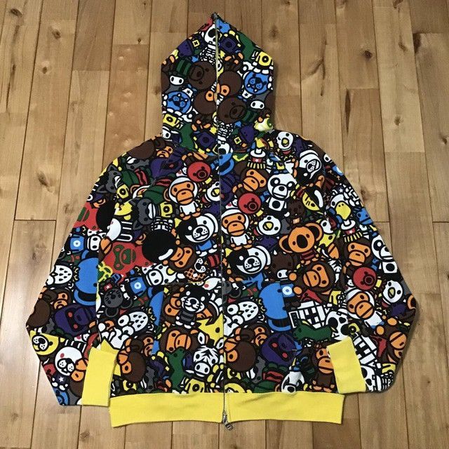 BAPE Animal Safari Milo full zip hoodie a bathing ape NIGO