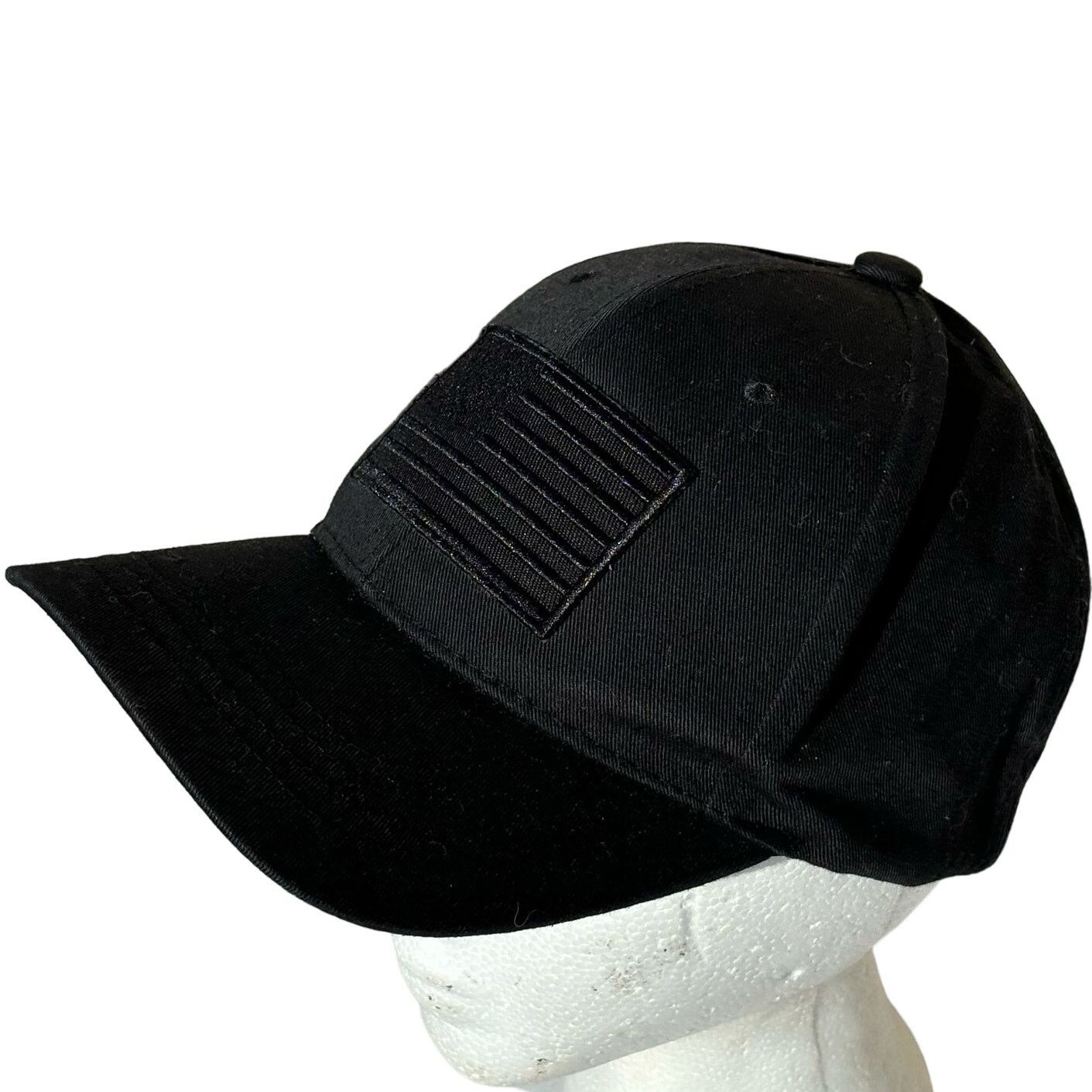 Other Black American Flag Men's Hat Size ONE SIZE - 3 Thumbnail