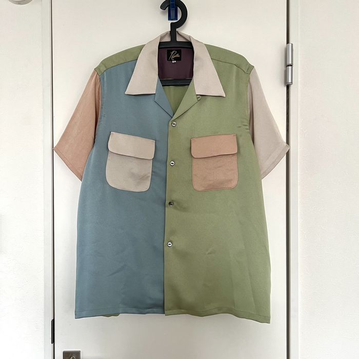 Needles 23SS Classic Shirt - Poly Sateen / Multi Color | Grailed