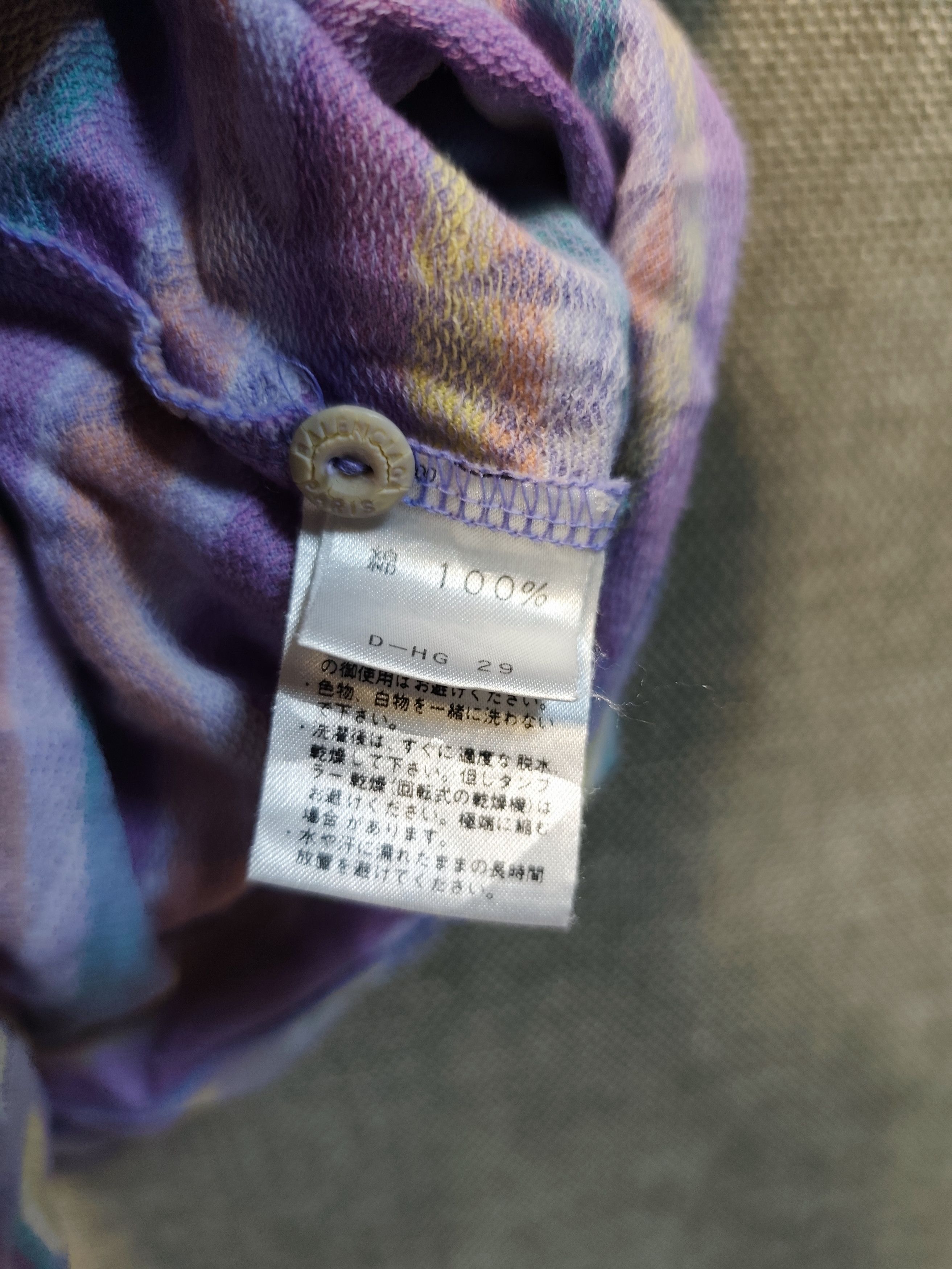 Balenciaga 90s Balenciaga Golf Abstract Pastel Pattern Polo Shirt Size US M / EU 48-50 / 2 - 5 Thumbnail