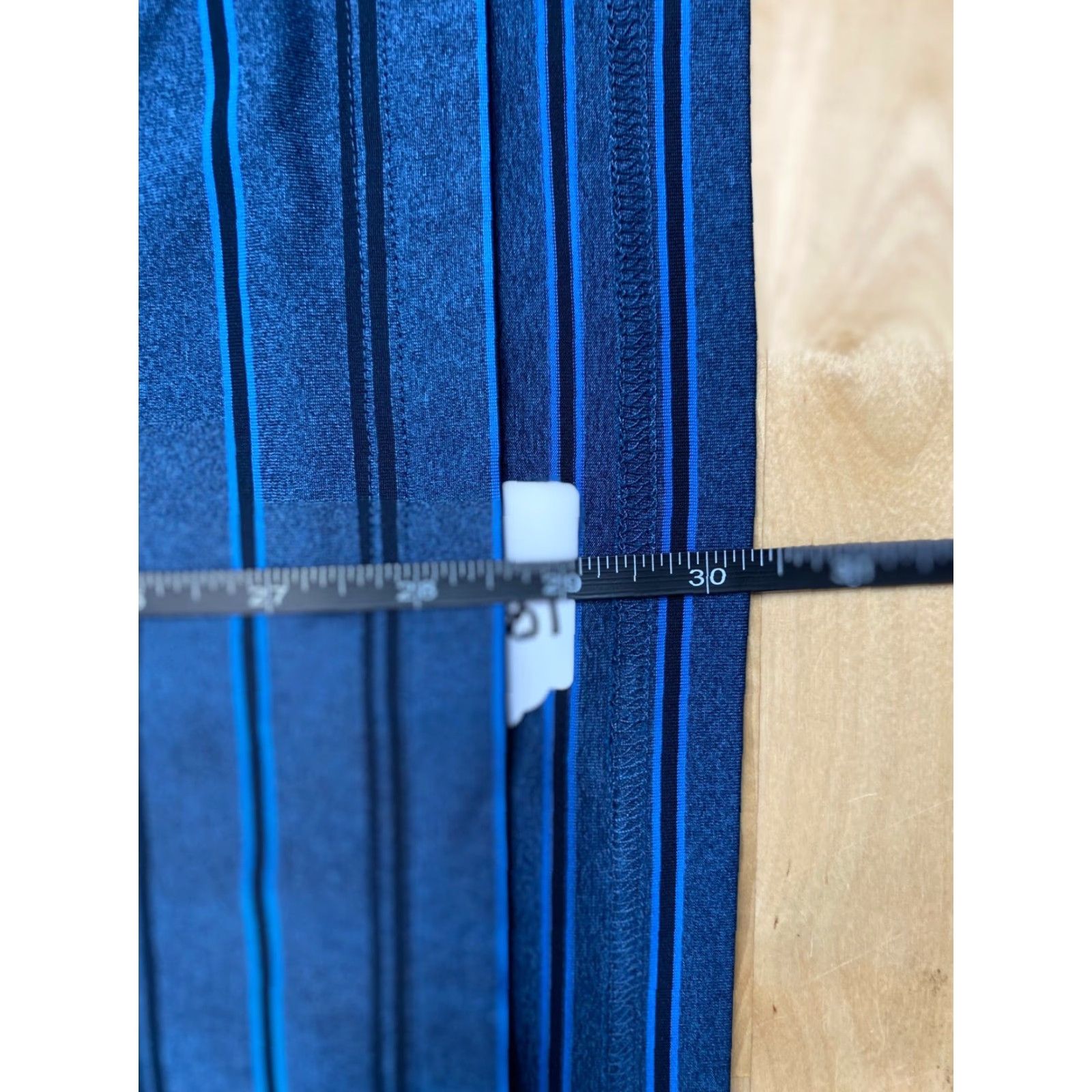 Vintage Dunning Golf Polo Shirt Striped Blue Logo XL Mens Short Sleeve Button Neck Collared Size XL Polo Shirt Size US XL / EU 56 / 4 - 6 Thumbnail