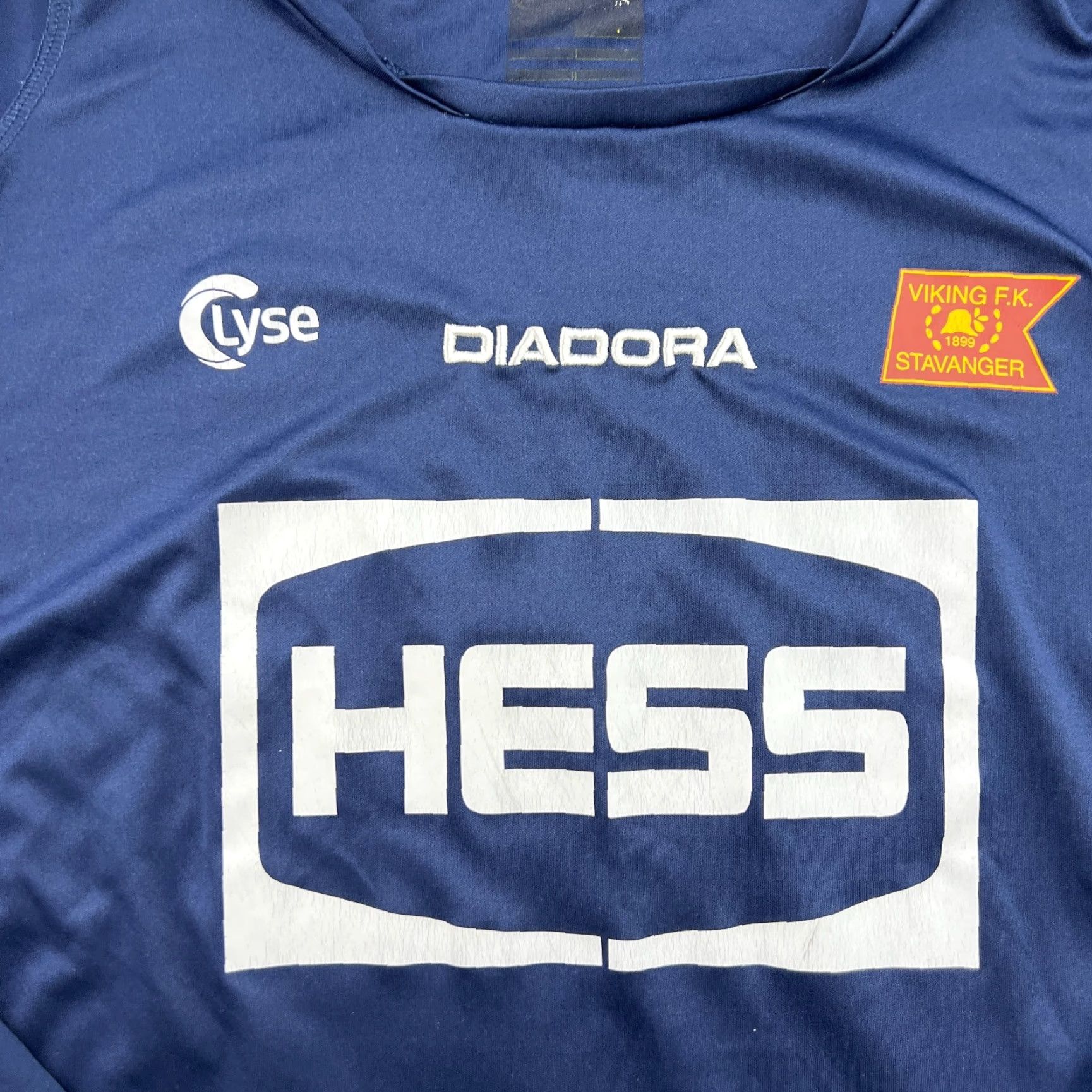 Diadora Diadora Viking FK Stavanger Training Football Jersey Shirt Mens Large Blue 100% Polyester Moisture Wicking Quick Dry Football Sports Jersey Size US L / EU 52-54 / 3 - 7 Thumbnail