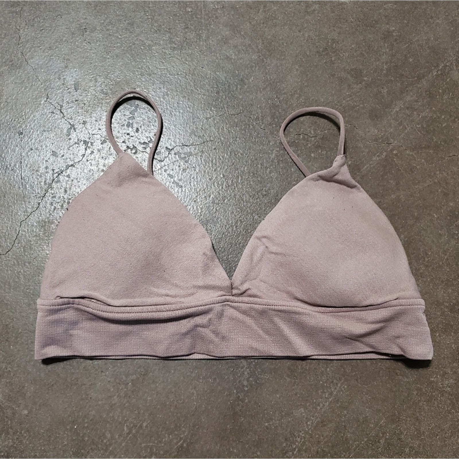 Other Light Chocolate V Cut Sport Bra Size ONE SIZE - 1 Thumbnail
