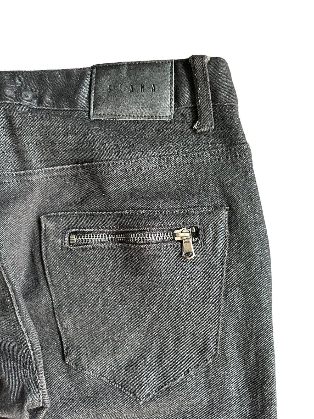 If Six Was Nine 00's SEANA waxed biker skinny pant Size US 31 - 9 Thumbnail