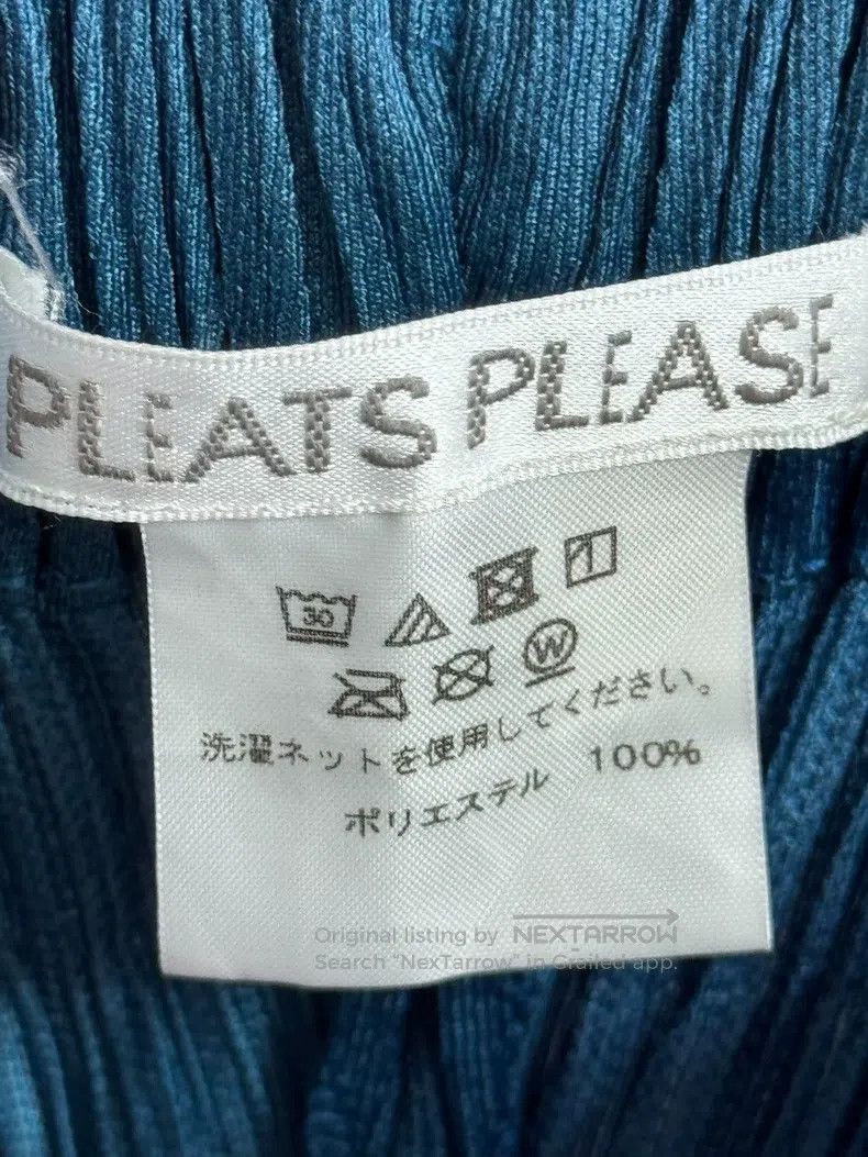 Issey Miyake Issey Miyake Blue Asymmetric Pants Size 25" / US 0 / IT 36 - 3 Thumbnail
