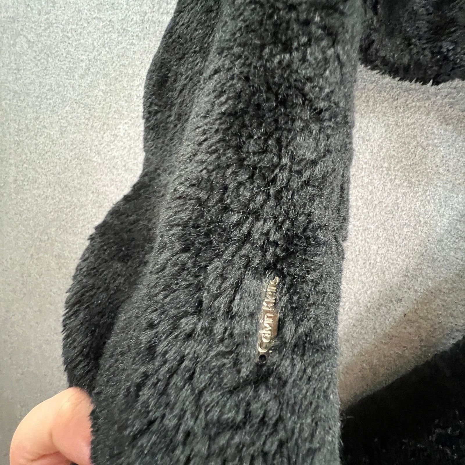 Calvin Klein Calvin Klein Black Faux Fur Women's Scarves Super Soft Size ONE SIZE - 3 Thumbnail