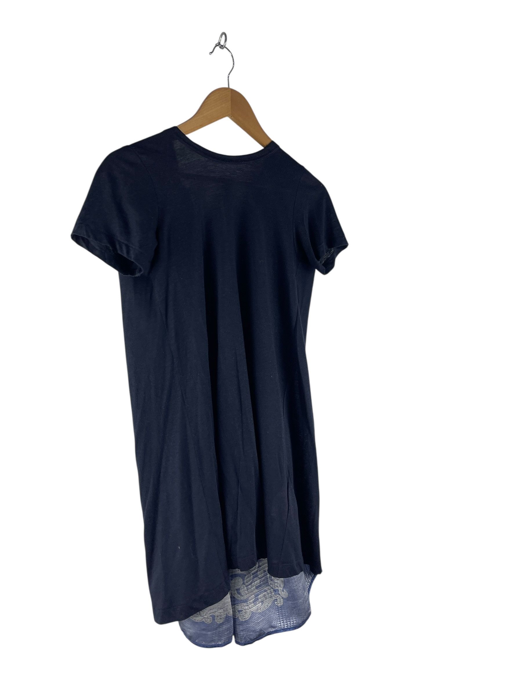 Sacai Sacai 2010 Hybrid Layered Corset Dress Tunic Blue Paisley Size S / US 4 / IT 40 - 6 Thumbnail