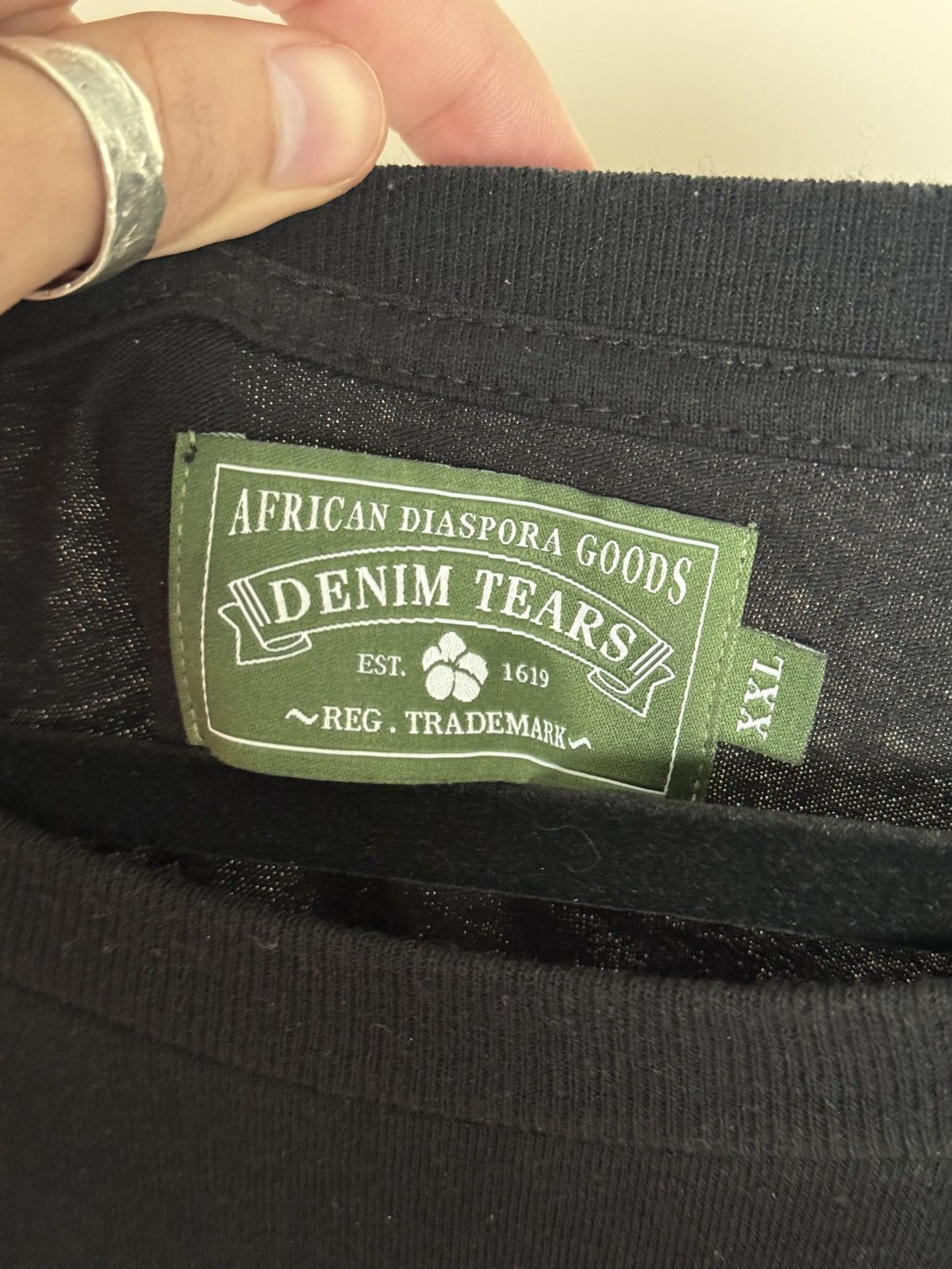 DENIM TEARS Denim Tears America Tee Size US XXL / EU 58 / 5 - 2 Thumbnail