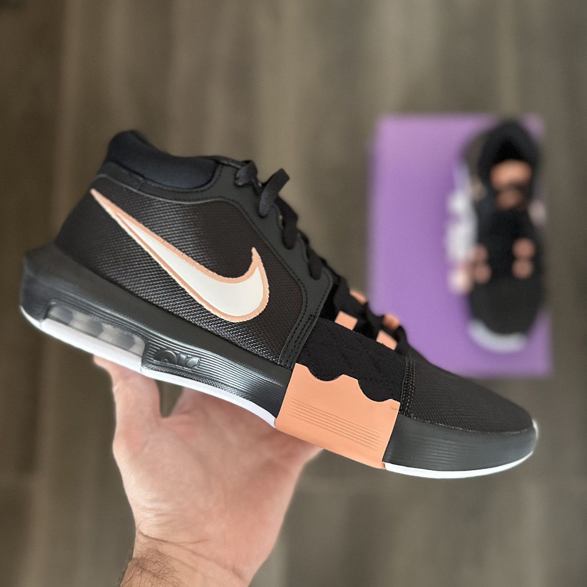 Nike Nike LeBron Witness 8 "Black Agate White" US Size 12 NEW Size US 12 / EU 45 - 1 Thumbnail