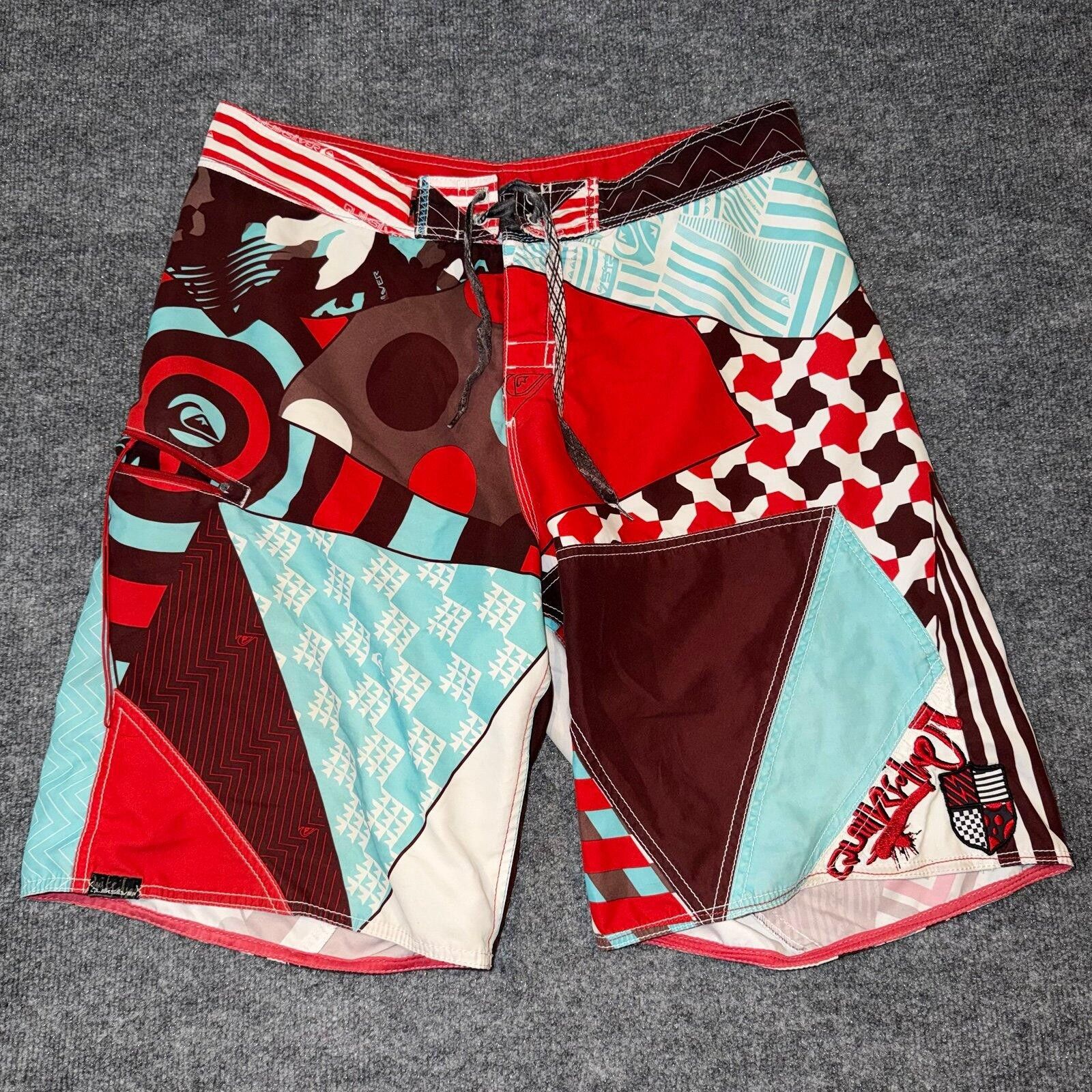 Quiksilver Quiksilver AOP Surf Board Shorts Mens XL 36 VTG Y2K 90s Surf Size US 36 / EU 52 - 1 Thumbnail