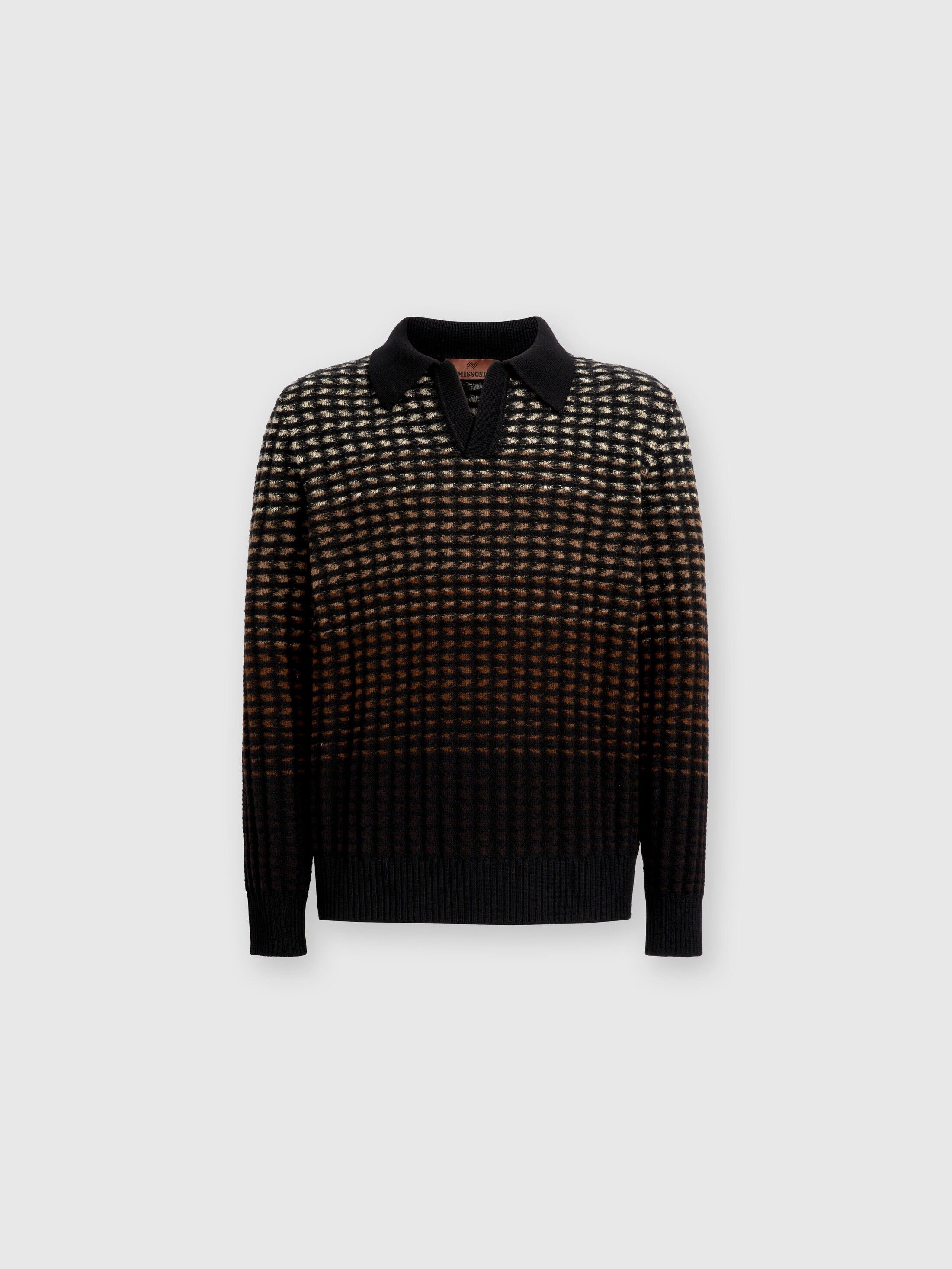 Missoni o1mle0925 Long Sleeve Boucle Polo Knitwear Sweater Multicolr Size US M / EU 48-50 / 2 - 1 Thumbnail