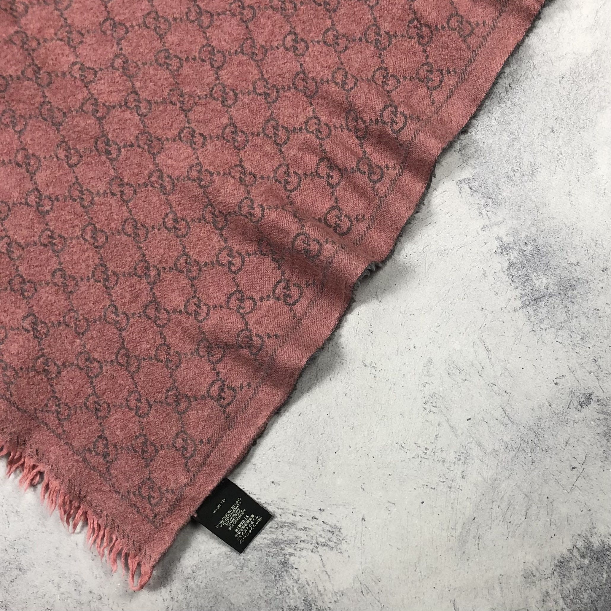 Gucci Gucci Monogram Wool Muffler Scarf Size ONE SIZE - 11 Thumbnail
