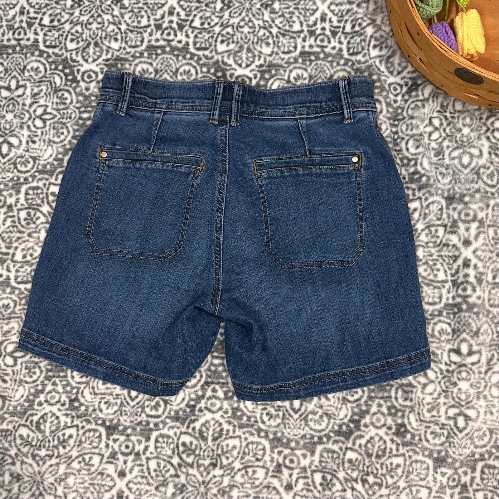 Lee Lee Total Freedom y2k Midi Denim Shorts Size 4 Medium Size 27" / US 4 / IT 40 - 3 Thumbnail