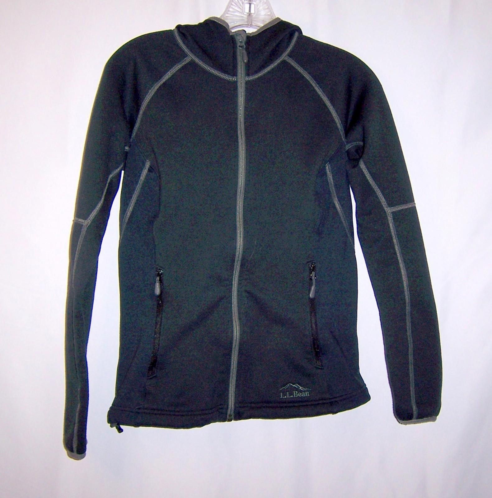 L.L. Bean L.L.Bean Women's Full-Zip Performance Jacket-Black/Grey-XXS Size XXS / US 00 / IT 34 - 1 Thumbnail