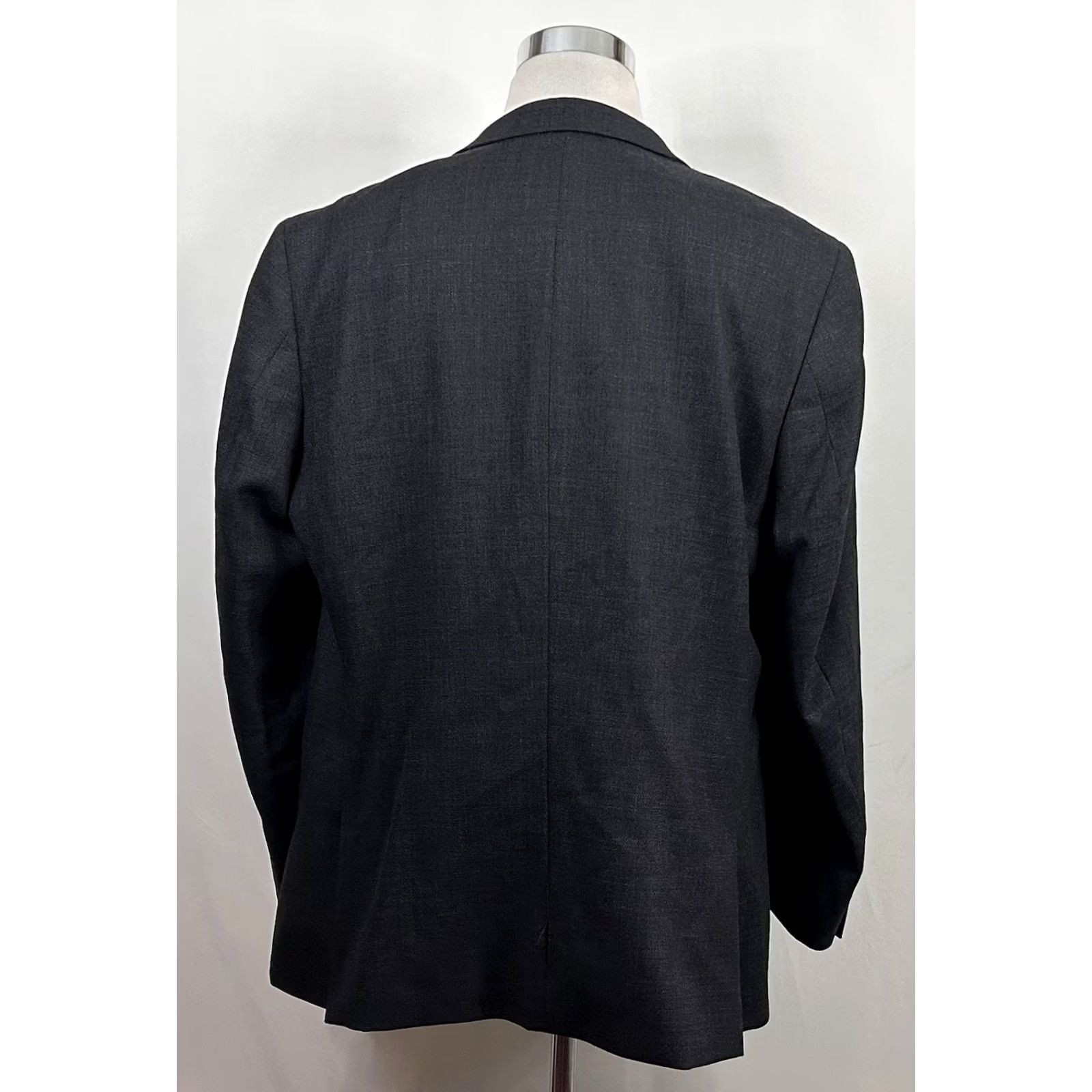 Kenneth Cole Kenneth Cole Sport Coat 48L Wool Gray Knit Peak Lapel Two Button Double Vented Men Adult Regular Jacket Coat Long Solid Wool 48 Mens Size US XS / EU 42 / 0 - 6 Thumbnail