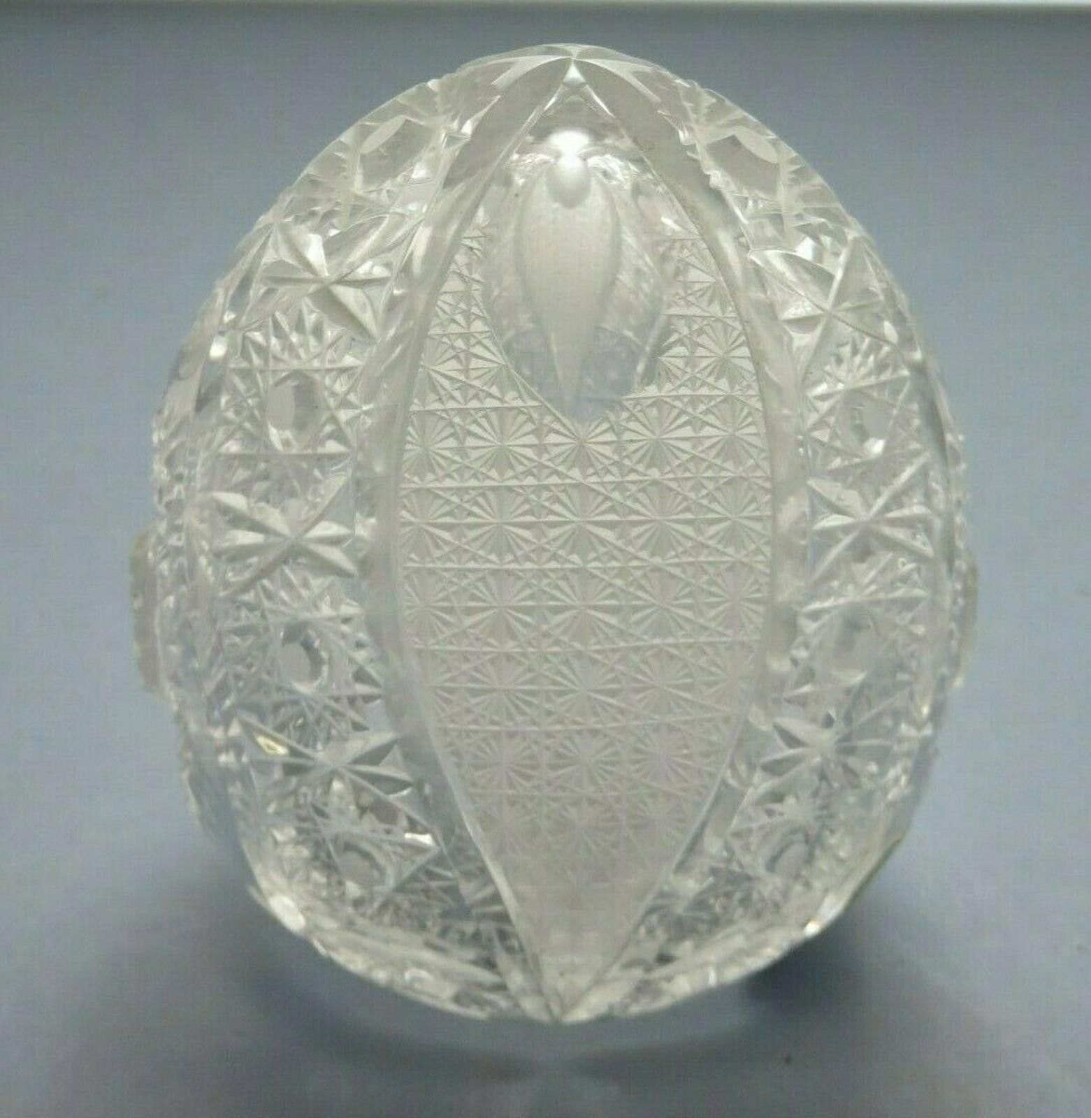 Other American Brilliant Cut Glass Crystal Candle Holder 4 1/8" Size ONE SIZE - 3 Thumbnail