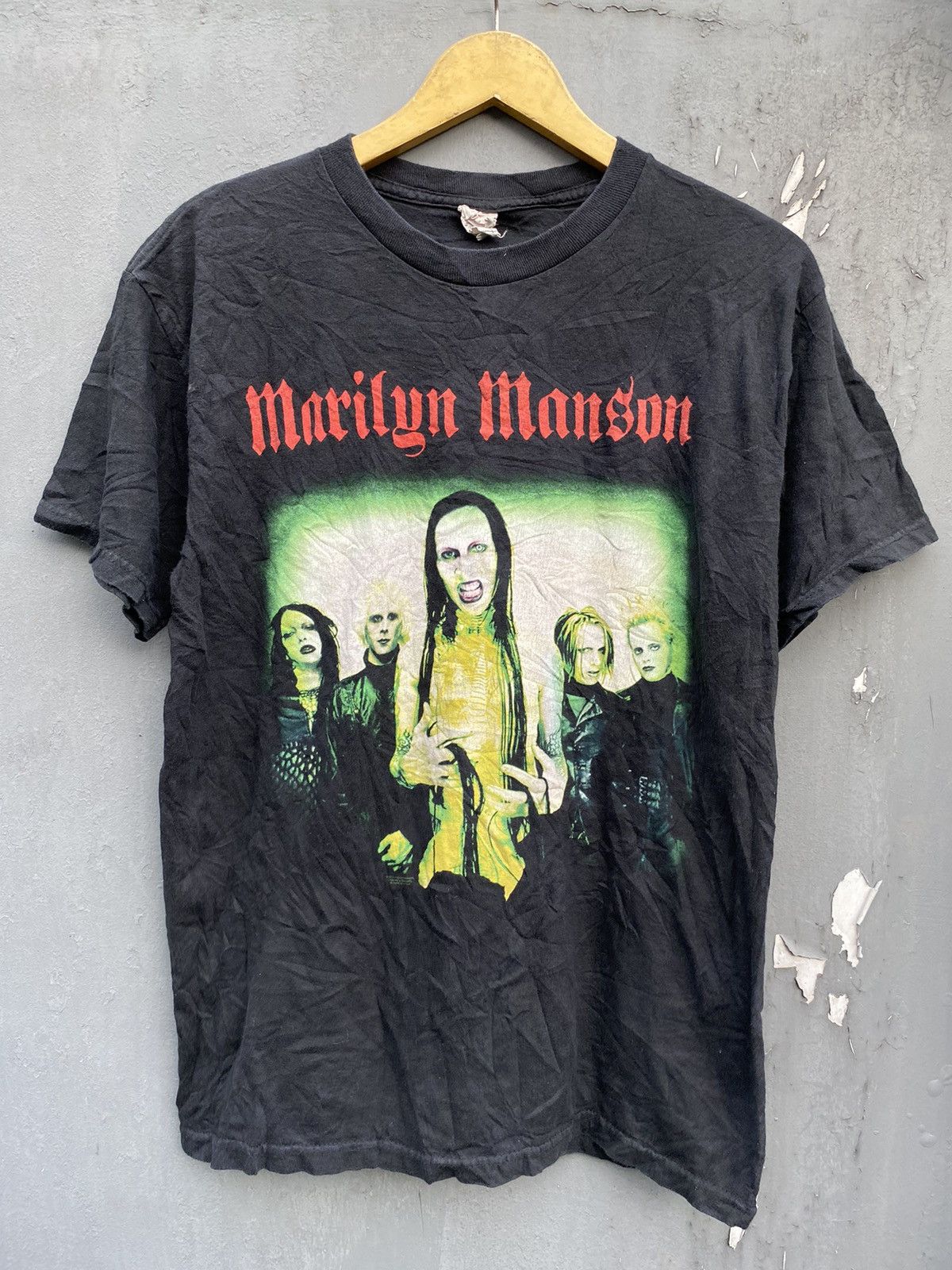 Band Tees × Marilyn Manson × Vintage MARILYN MANSON Size US M / EU 48-50 / 2 - 1 Thumbnail