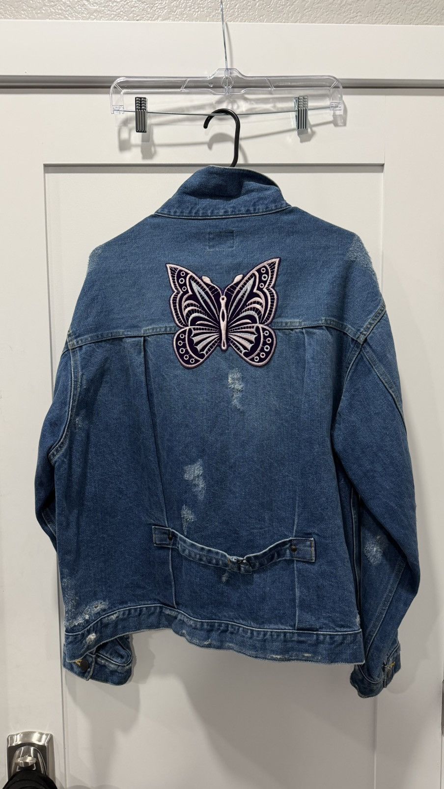 Needles NEEDLES “DENIM LOGO PATCHWORK TRUCKER JACKET” Size US L / EU 52-54 / 3 - 10 Thumbnail