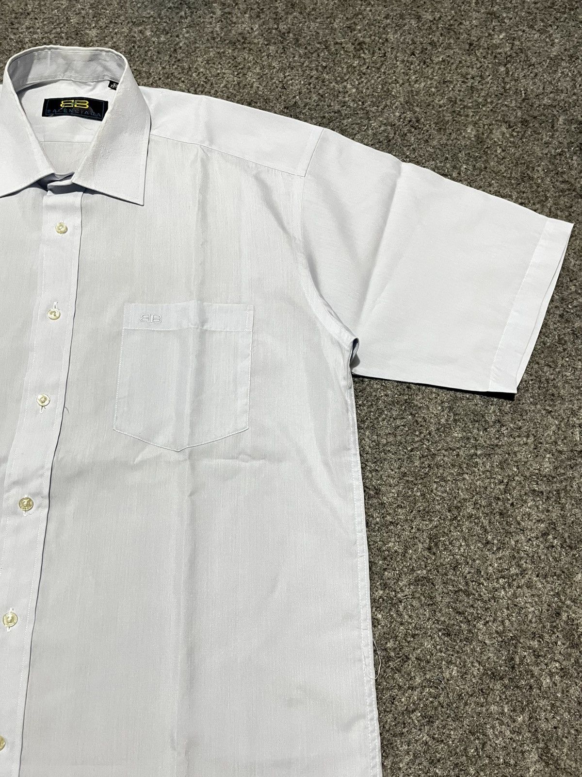 Balenciaga Vintage Balenciaga Short Shirt Size US L / EU 52-54 / 3 - 6 Thumbnail