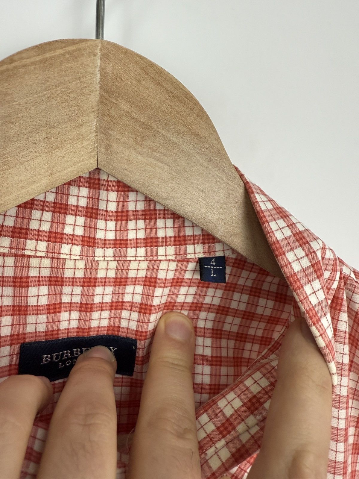 Burberry 🇬🇧 Vintage 90s Burberry London Shirt Rare Retro Hype Y2K Size US L / EU 52-54 / 3 - 7 Thumbnail