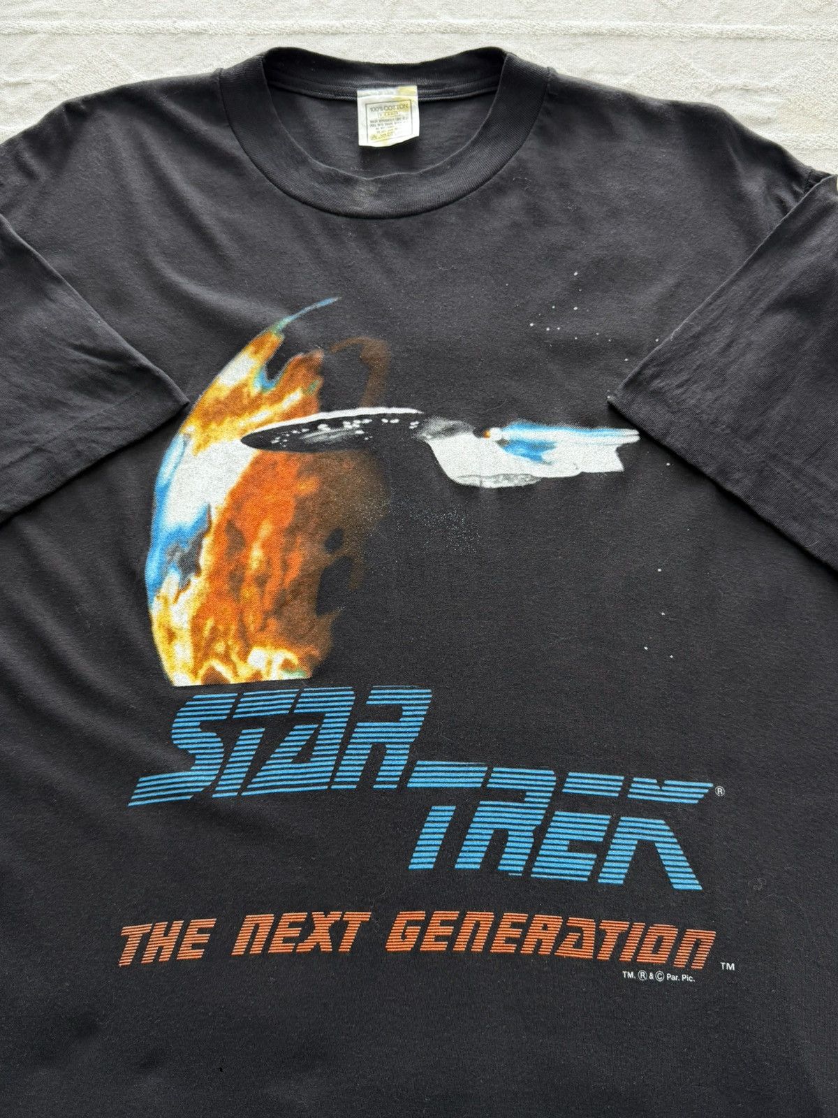 Vintage Vintage 90s Star Trek Movie T-Shirt Tee Size US XL / EU 56 / 4 - 3 Thumbnail