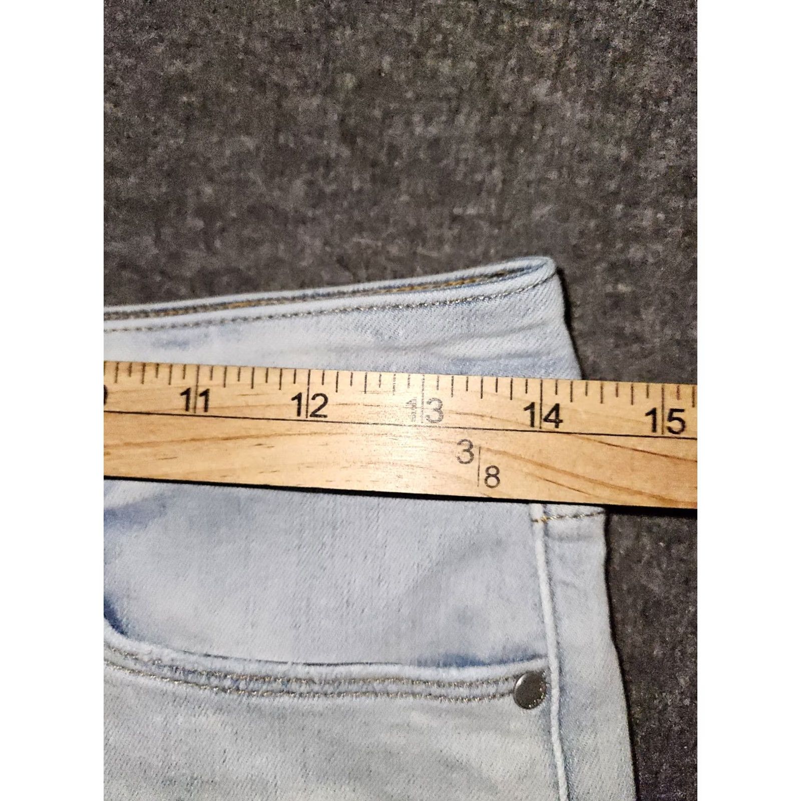 Athleta Athleta Sculptek Straight Jeans Women's 6 Blue High Rise Medium Wash Denim Stretch Pockets Crop 25.5 Inseam Regular Fit City Hipster Preppy Womens Size 28" / US 6 / IT 42 - 4 Thumbnail