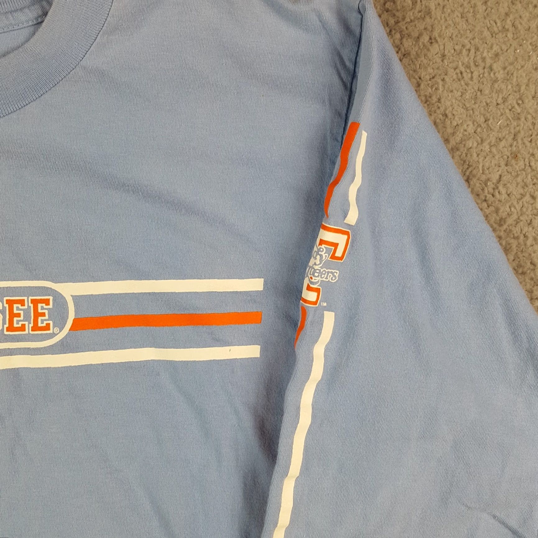 Anvil VINTAGE Tennessee Lady Volunteers TN Vols T Shirt Basketball College Unisex Adults Small Blue Cotton Embroidered Logo 90s 00s Vintage Womens/Mens Size US S / EU 44-46 / 1 - 3 Thumbnail