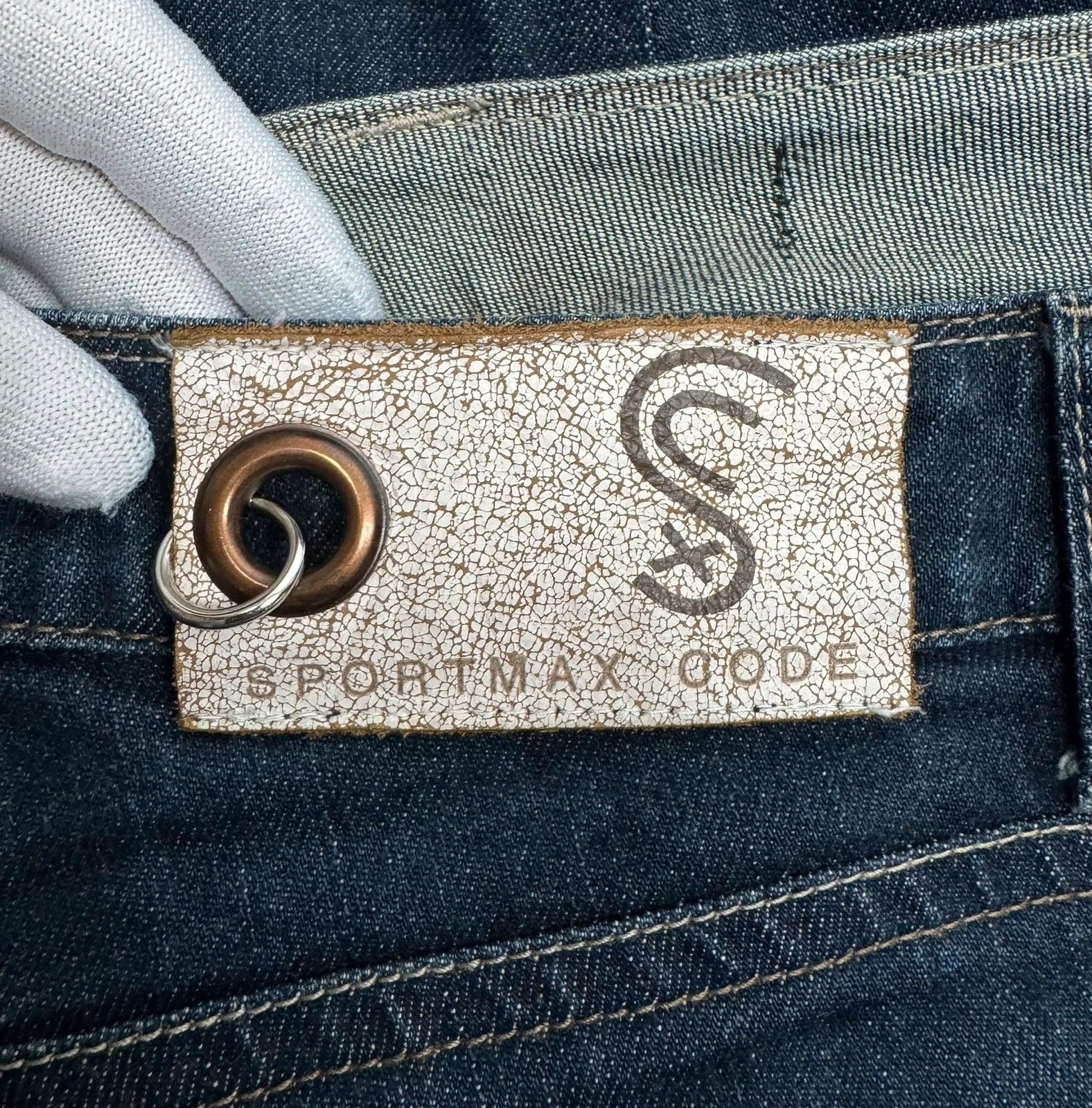 Sportmax Sportmax Code Vintage Crop Jeans Slim size US4 I38 Size 27" / US 4 / IT 40 - 18 Thumbnail