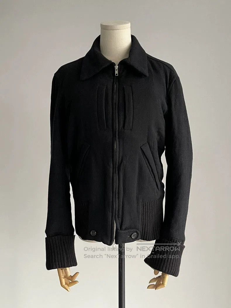 Ann Demeulemeester Ann Demeulemeester Wool Collar Zip Jacket. Size US XXS / EU 40 - 3 Thumbnail