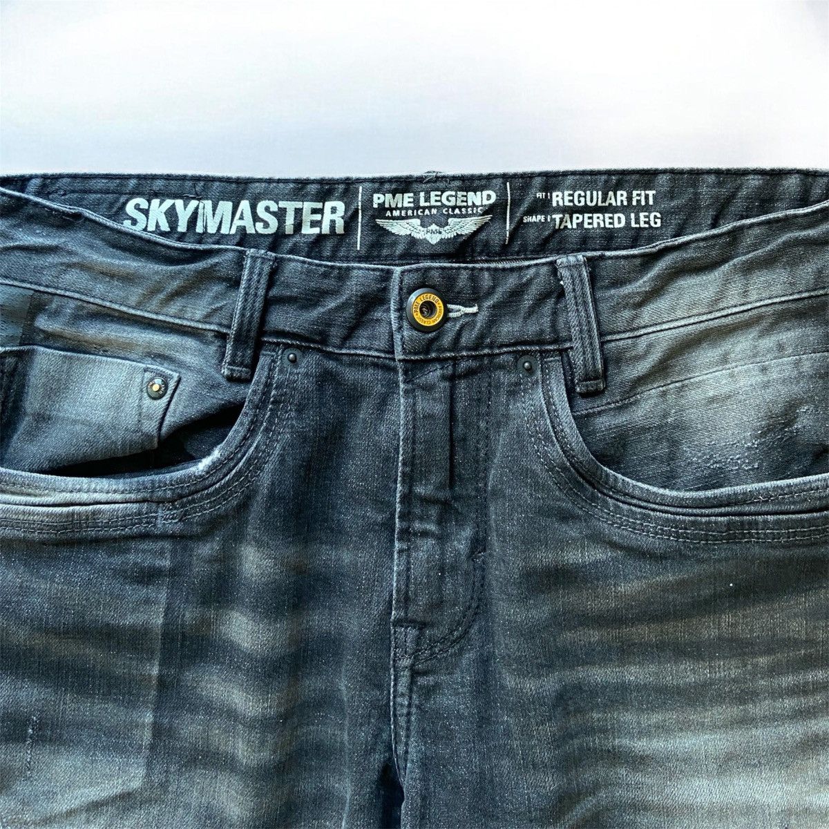Japanese Brand pme legend black skinny jeans 32x34 Size US 32 / EU 48 - 2 Thumbnail