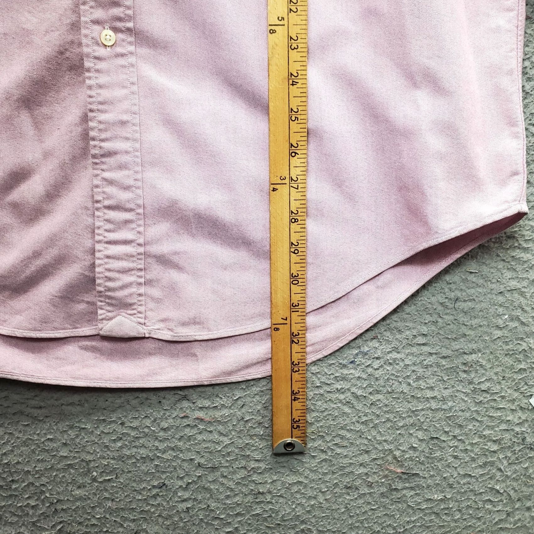 Ralph Lauren Ralph Lauren Dress Shirt Mens 16 Pink Yarmouth Long Sleeve Pony Logo Button-Down Shirt Mens Size 16 Pink Size 42R - 3 Thumbnail