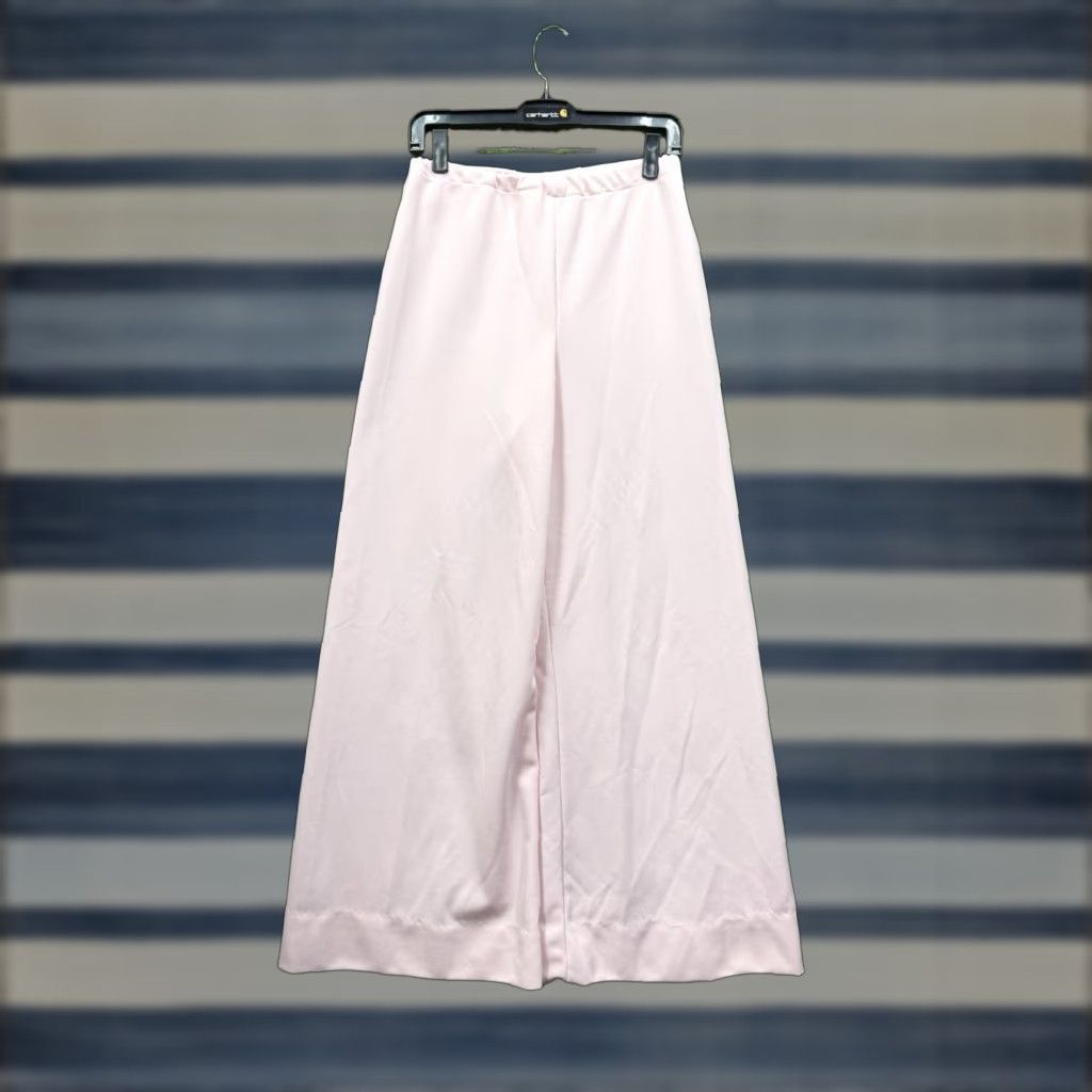 Levi's VINTAGE Levi's Bell Bottom Pants Womens 4 Wide Leg High Rise Pink 1970s Inseam 28 USA Made Womens Size 27" / US 4 / IT 40 - 1 Thumbnail