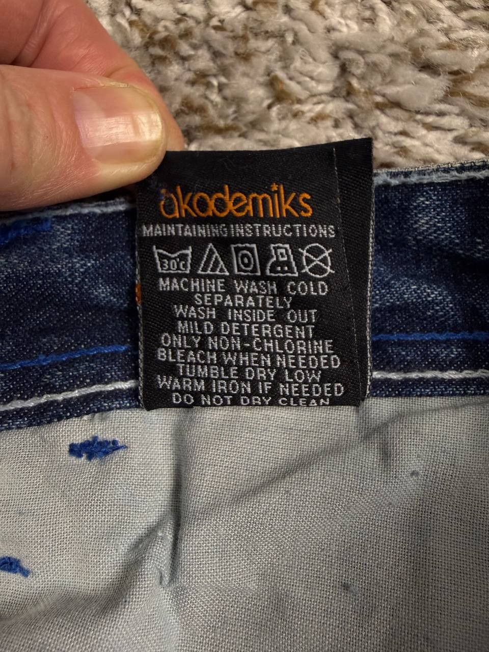Akademiks Vintage Akademiks Baggy Jeans Denim Y2K Hip Hop Patches Size US 38 / EU 54 - 13 Thumbnail